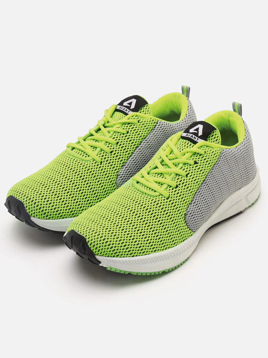 Avant Men's Lightweight Running & Walking Shoes - Parrot Green/Grey - Image 4