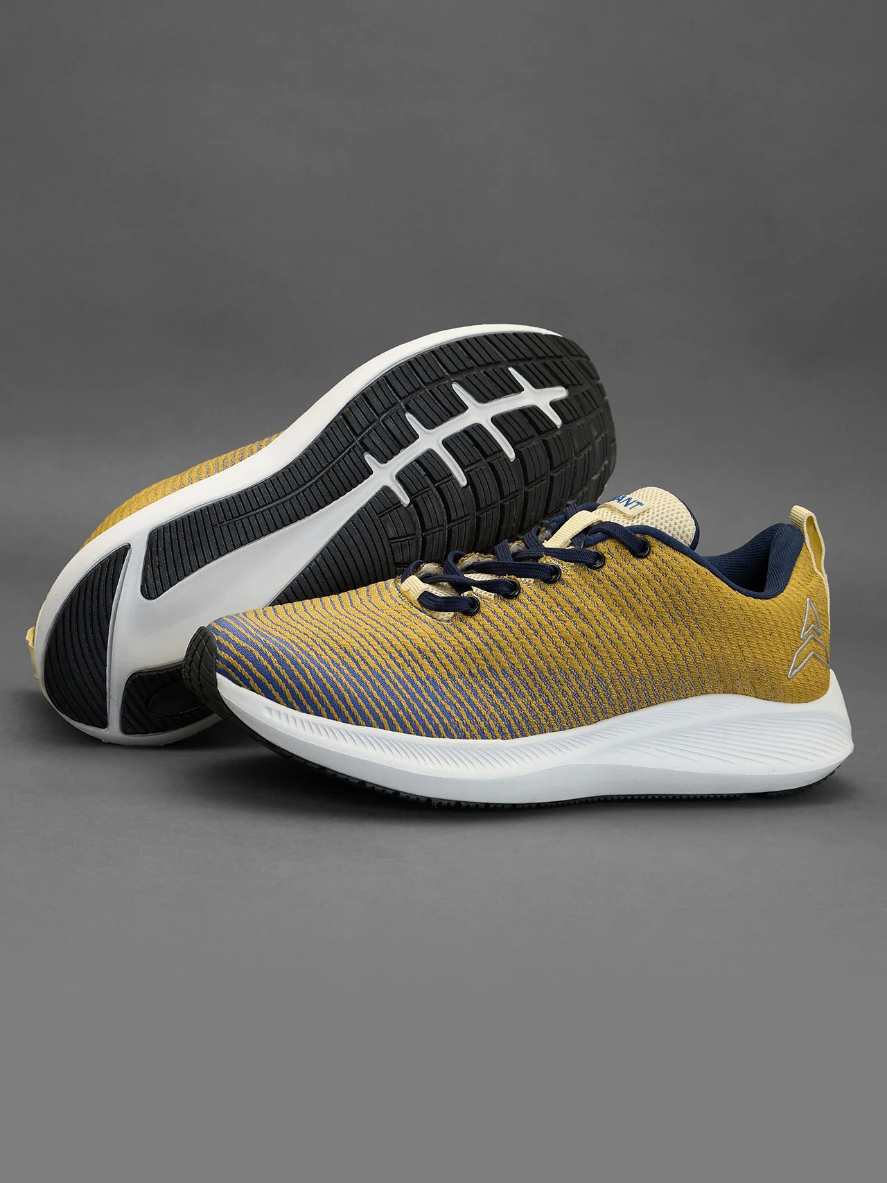 Avant Men's Matrix Running Shoes-Gold/Blue - Image 6