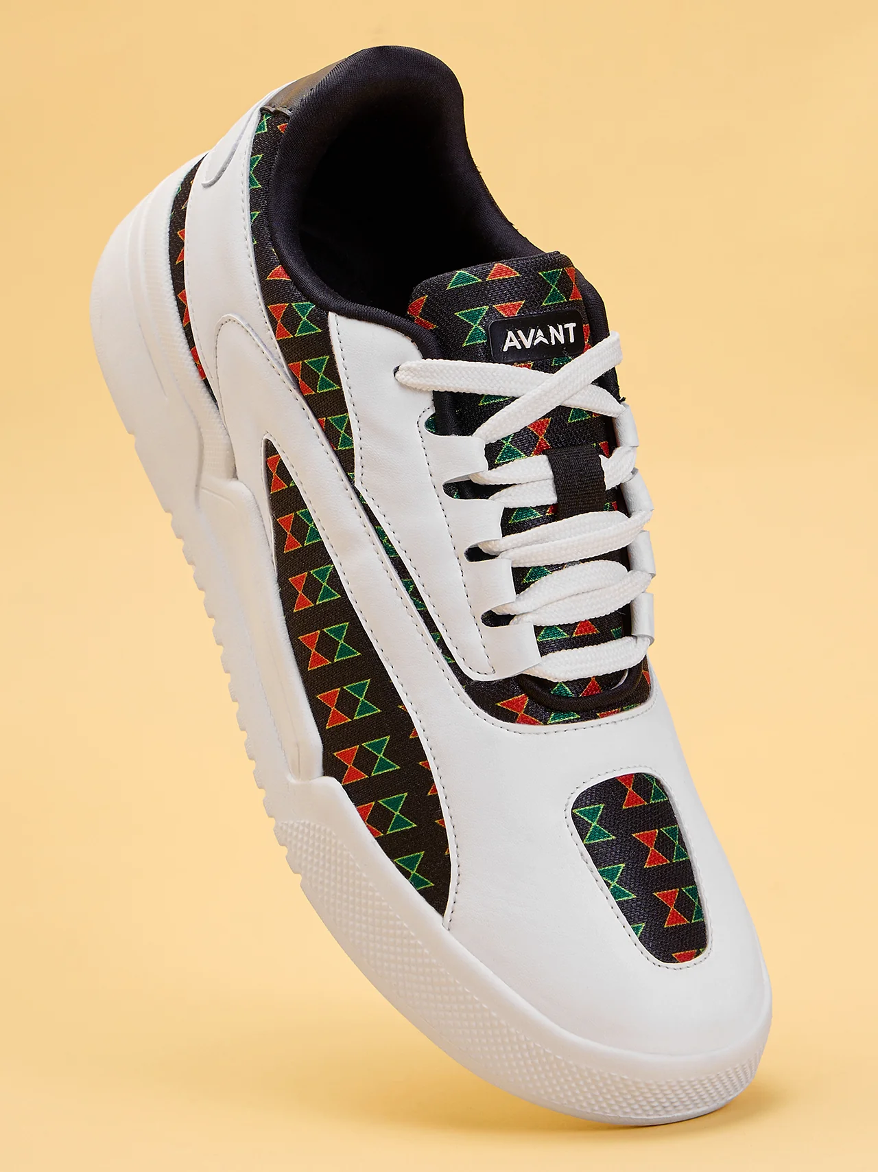 Avant Men's Maximus Sneaker Shoes - White/Black - Image 4