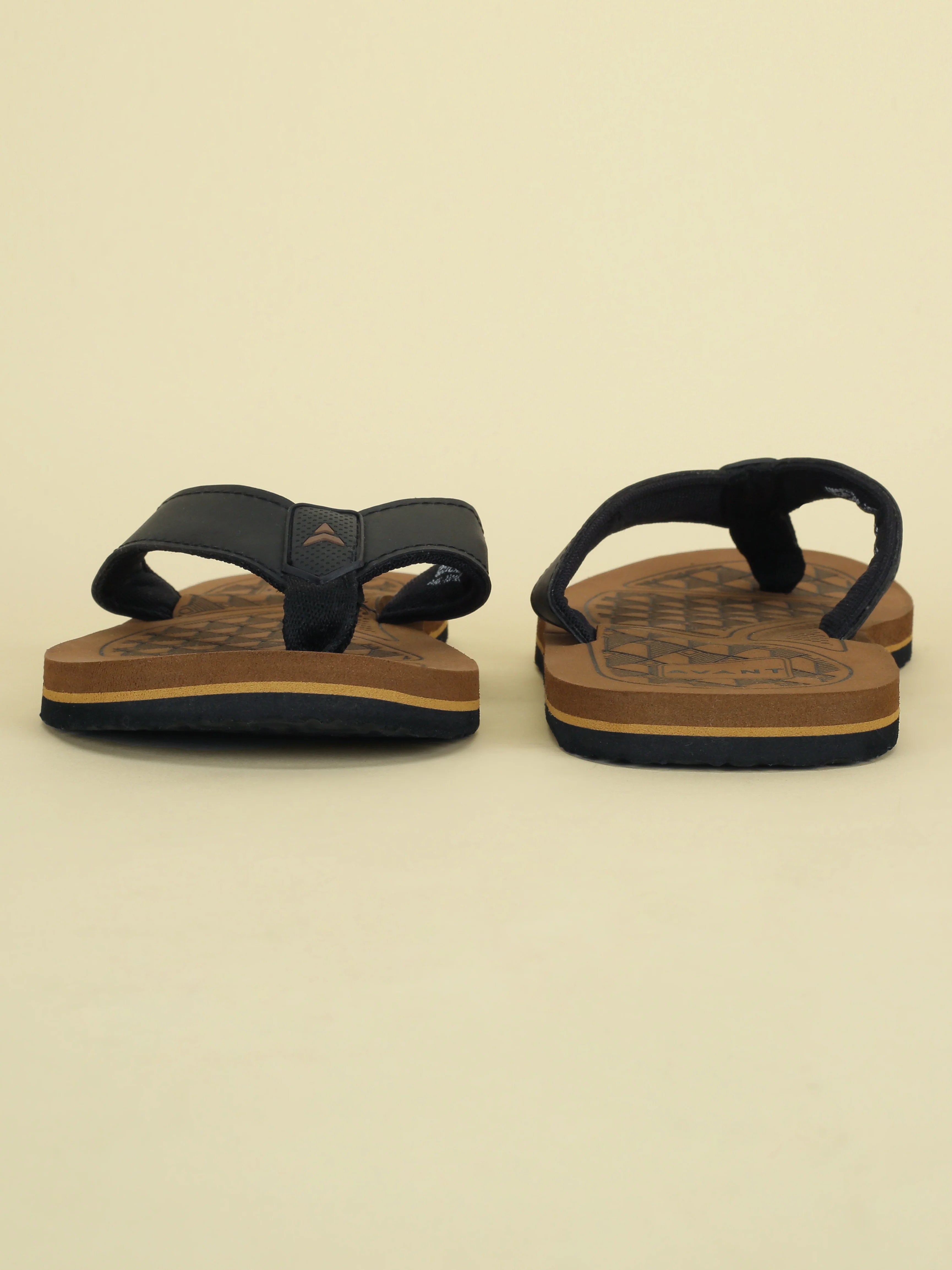 Avant Men's Milo Flip Flops - Brown/Beige - Image 5