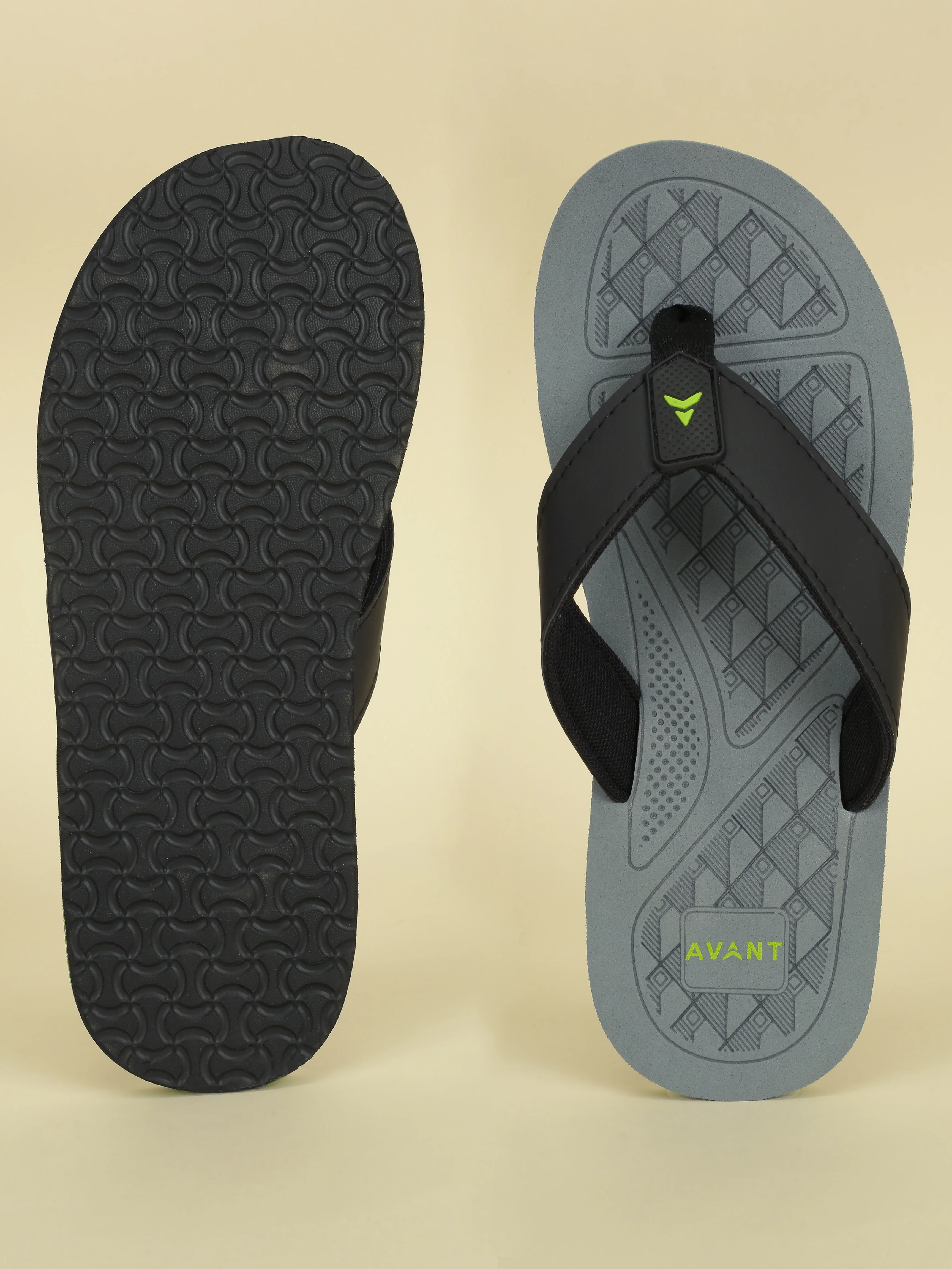 Avant Men's Milo Flip Flops - Grey - Image 4