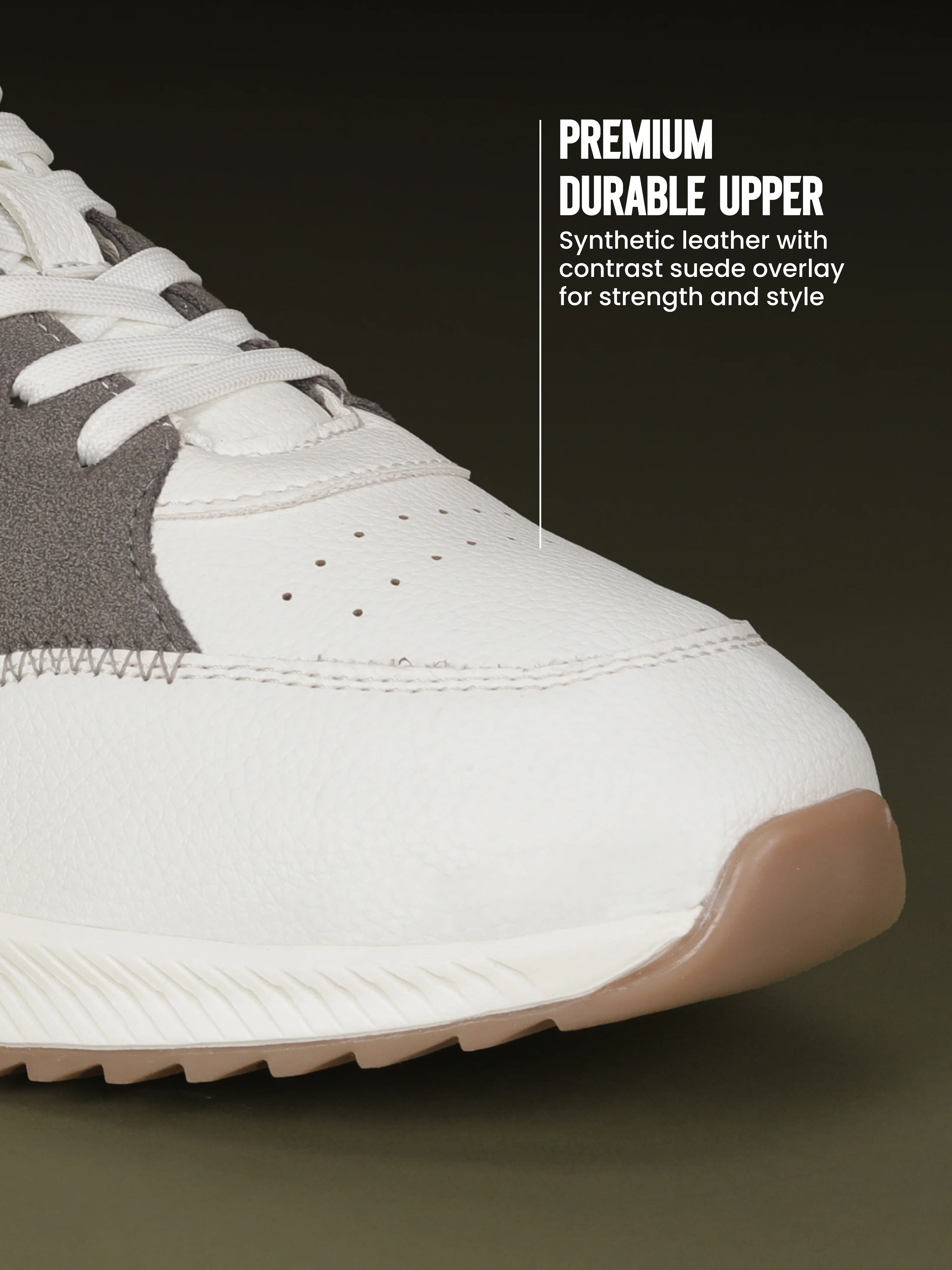 Avant Men's MotionCore Running Shoes - White/Grey - Image 4