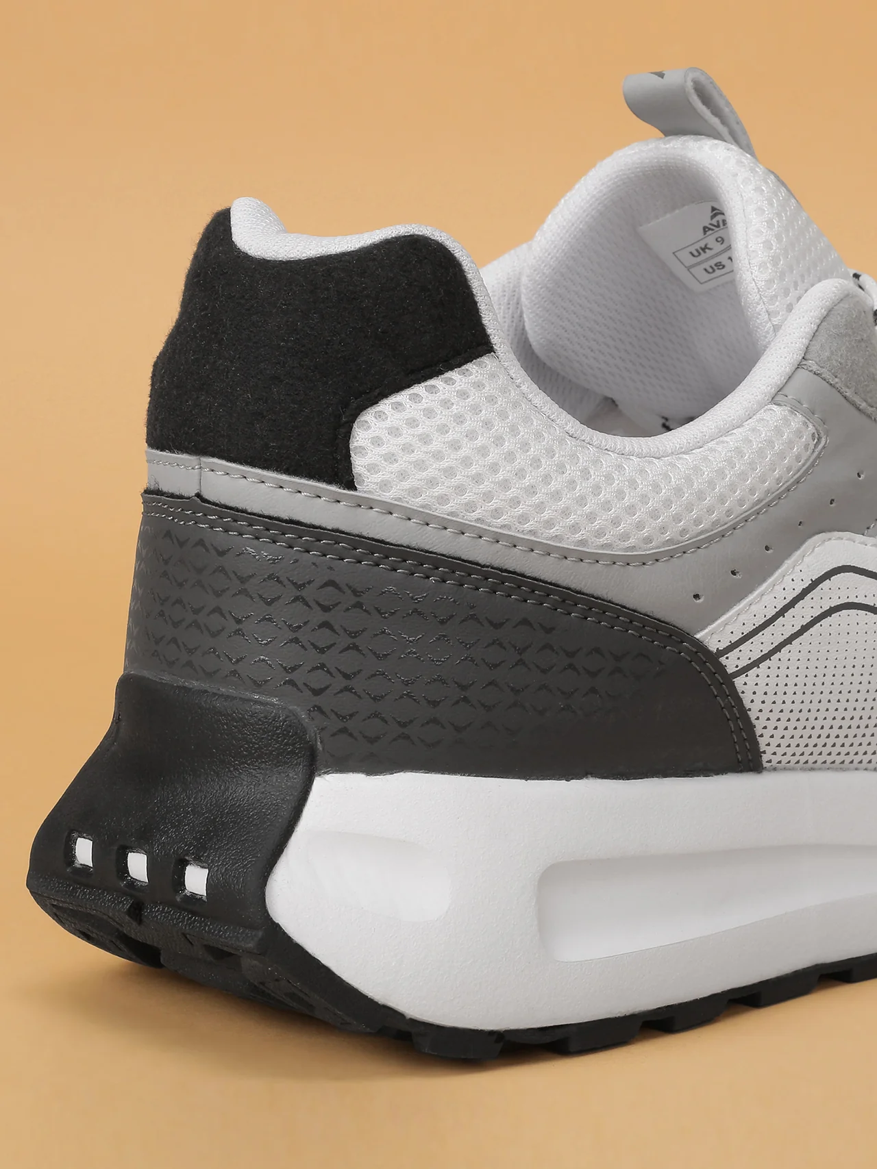 Avant Men's NexStep Sneaker Shoes - Black/White - Image 10