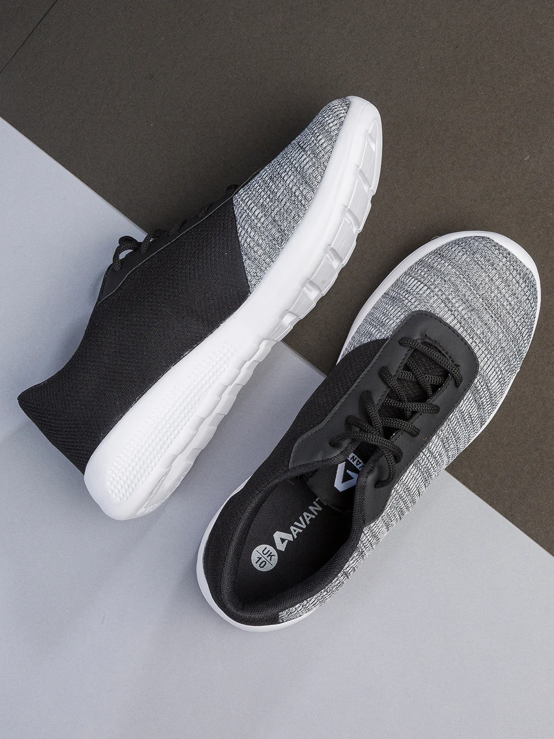 Avant Men's Nitro Casual Shoes - Grey/Black - Image 7