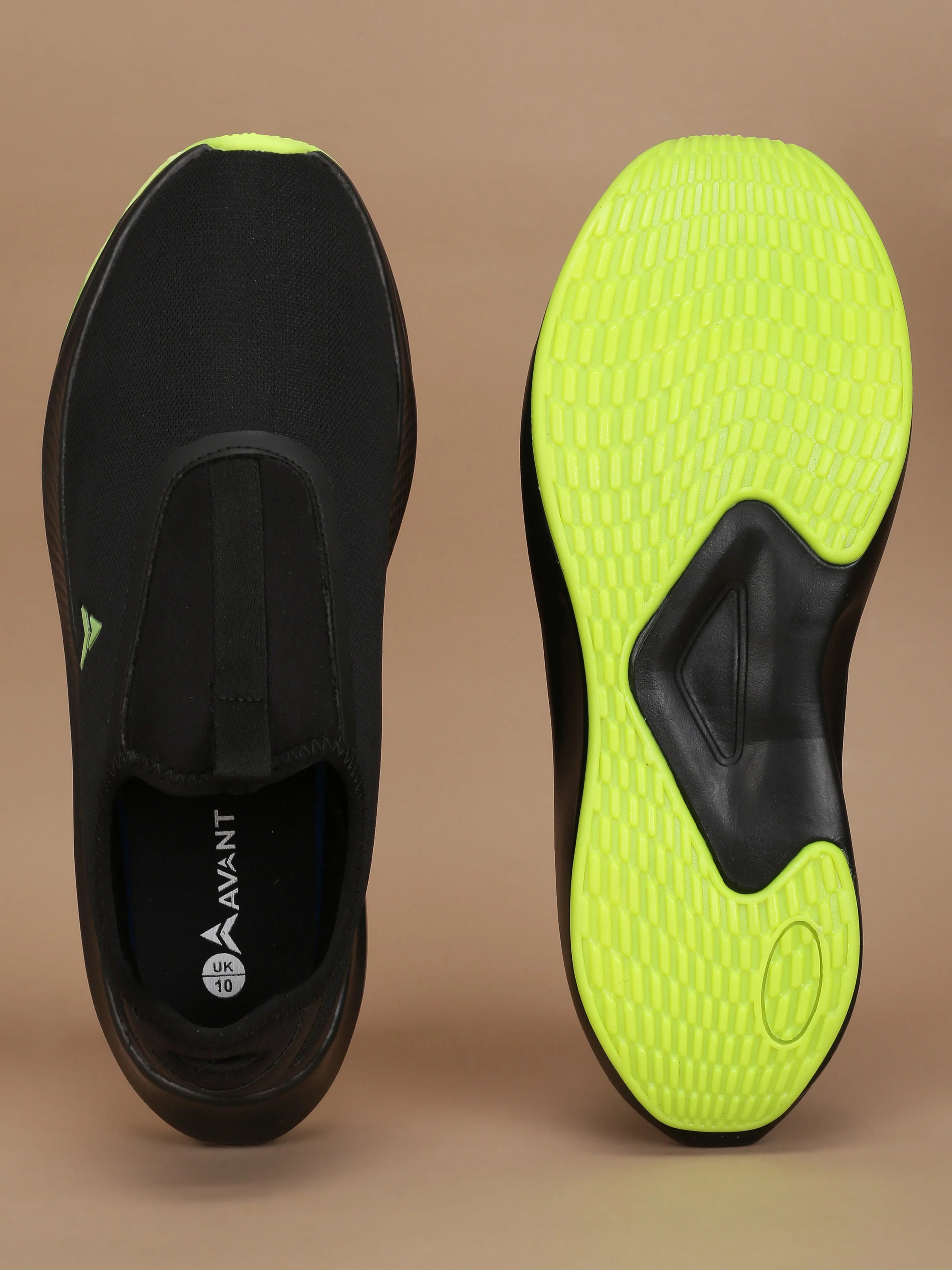Avant Men's OneGo Slip-On Shoes - Black/Lemon - Image 4