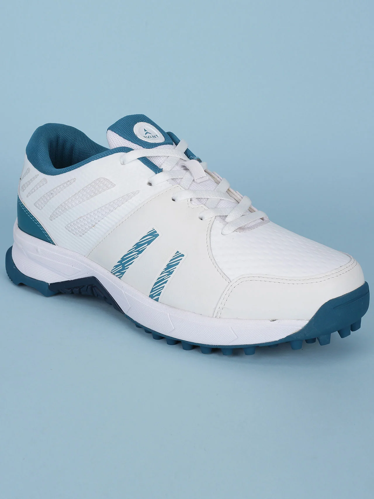 Avant Men's Outfield Cricket Shoes - White/Teal - Image 3