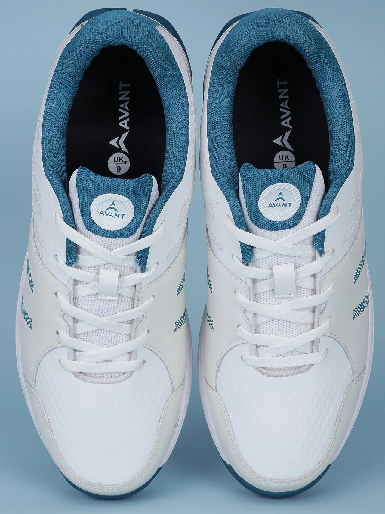 Avant Men's Outfield Cricket Shoes - White/Teal - Image 7