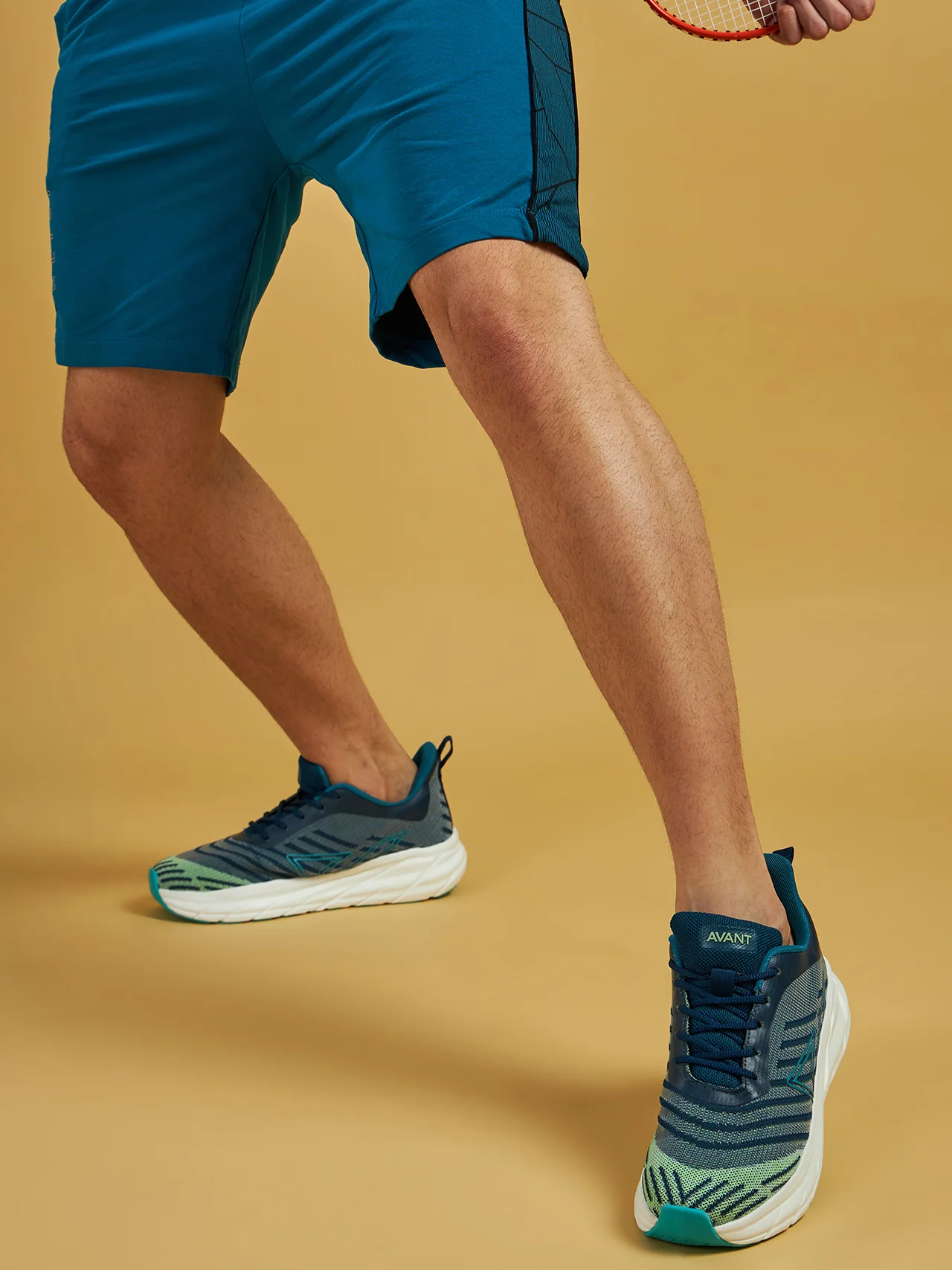 Avant Men's Pace On Running shoes - See Green/Sky Blue - Image 2