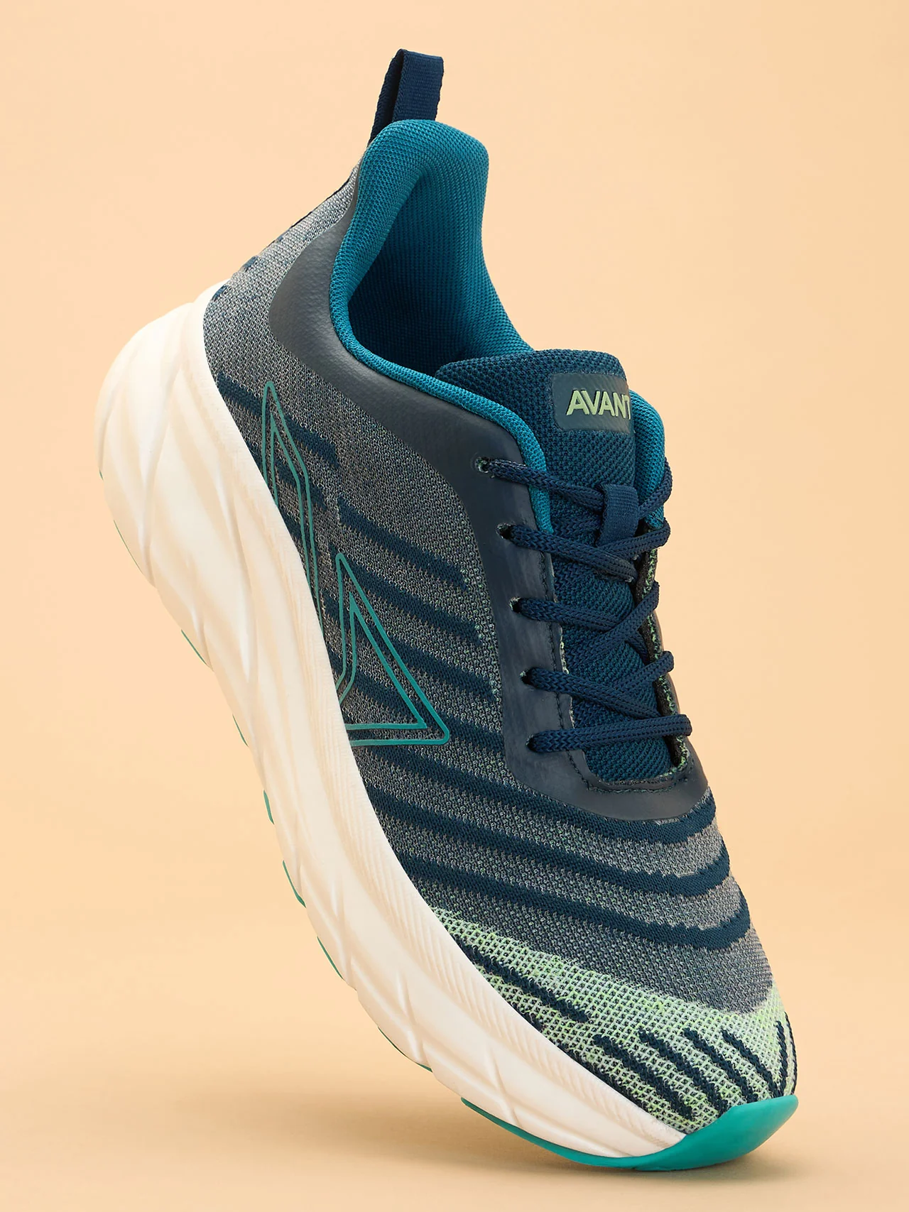 Avant Men's Pace On Running shoes - See Green/Sky Blue - Image 3