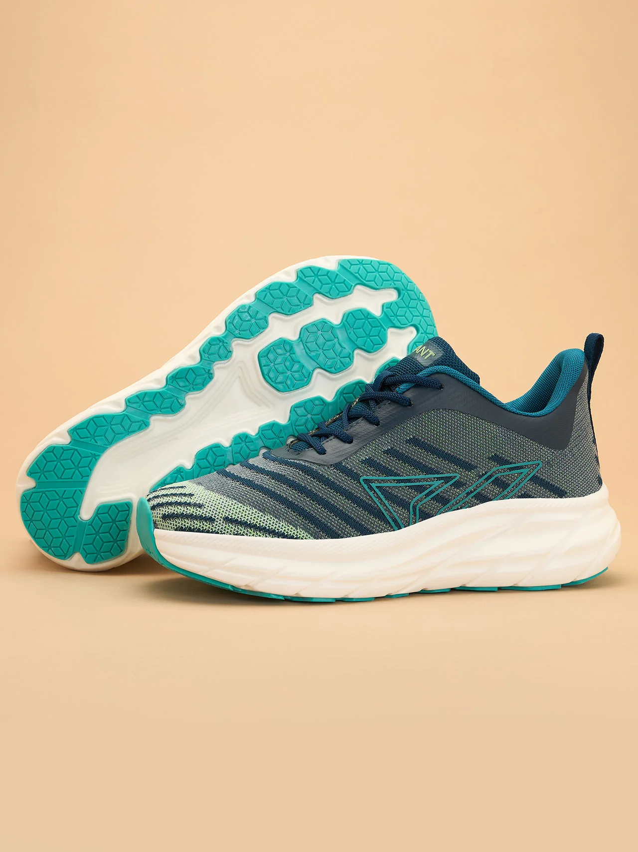Avant Men's Pace On Running shoes - See Green/Sky Blue - Image 5
