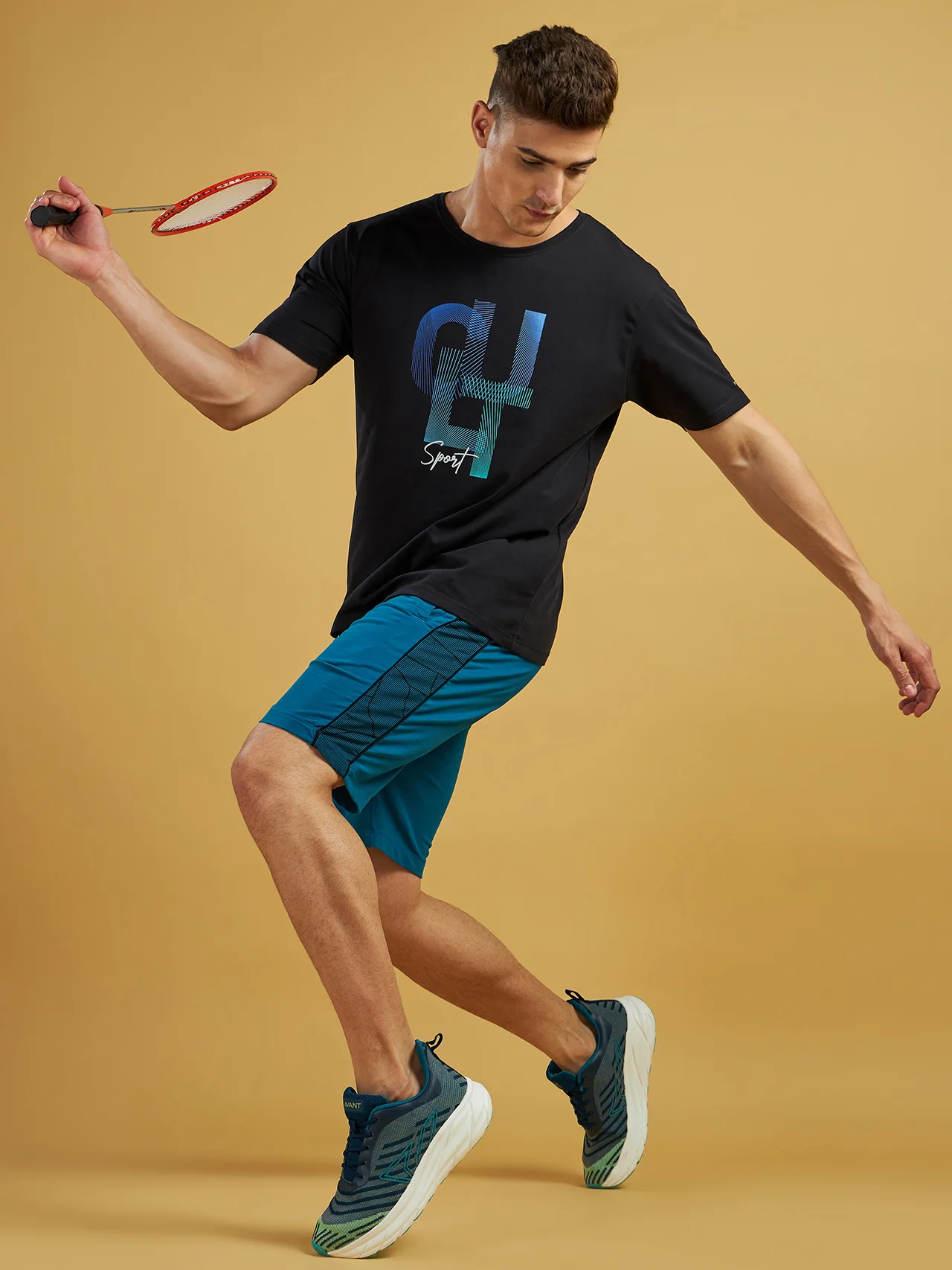 Avant Men's Pace On Running shoes - See Green/Sky Blue - Image 7