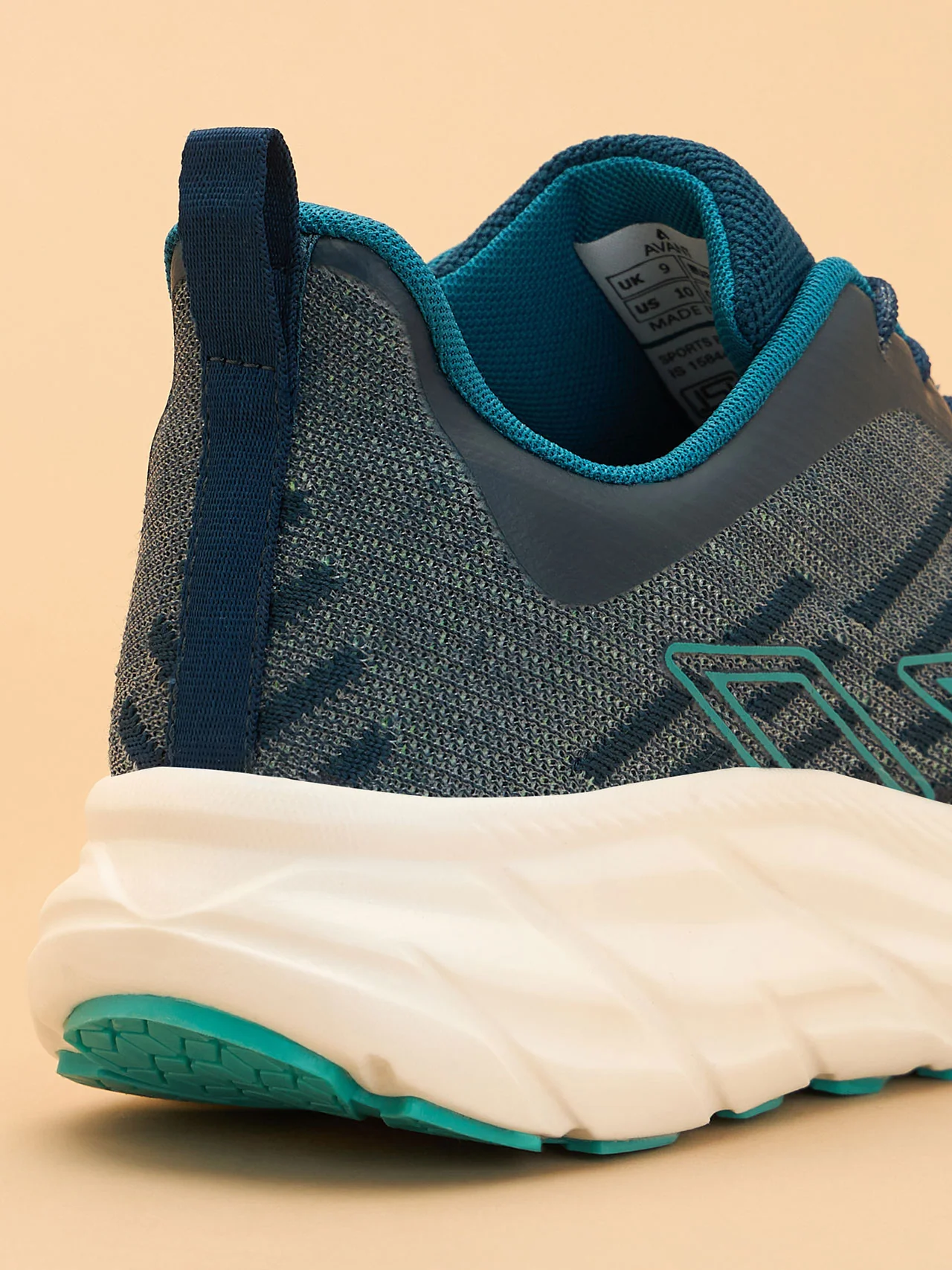 Avant Men's Pace On Running shoes - See Green/Sky Blue - Image 9