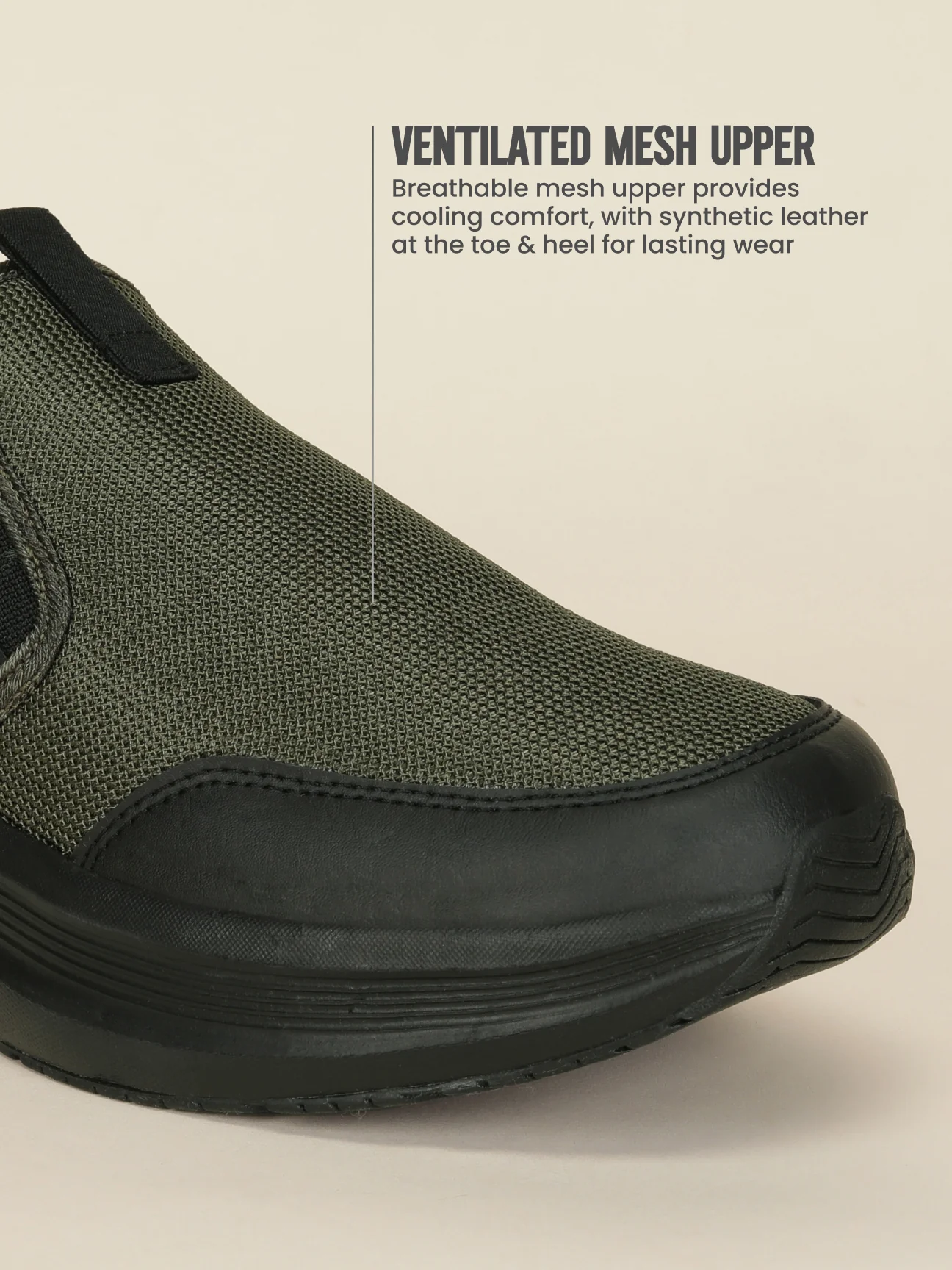 Avant Men's PaceWalk Walking Shoes - Olive - Image 5