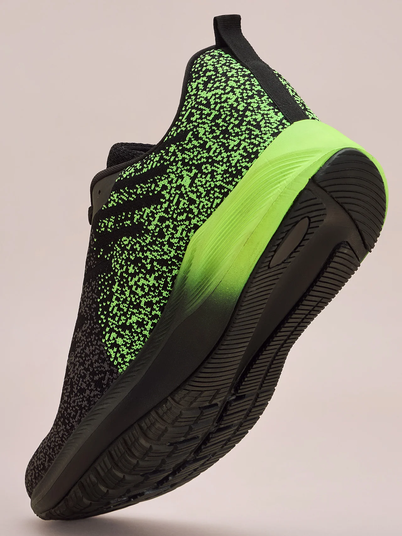 Avant Men's Pebble Running Shoes - Black/Green - Image 10