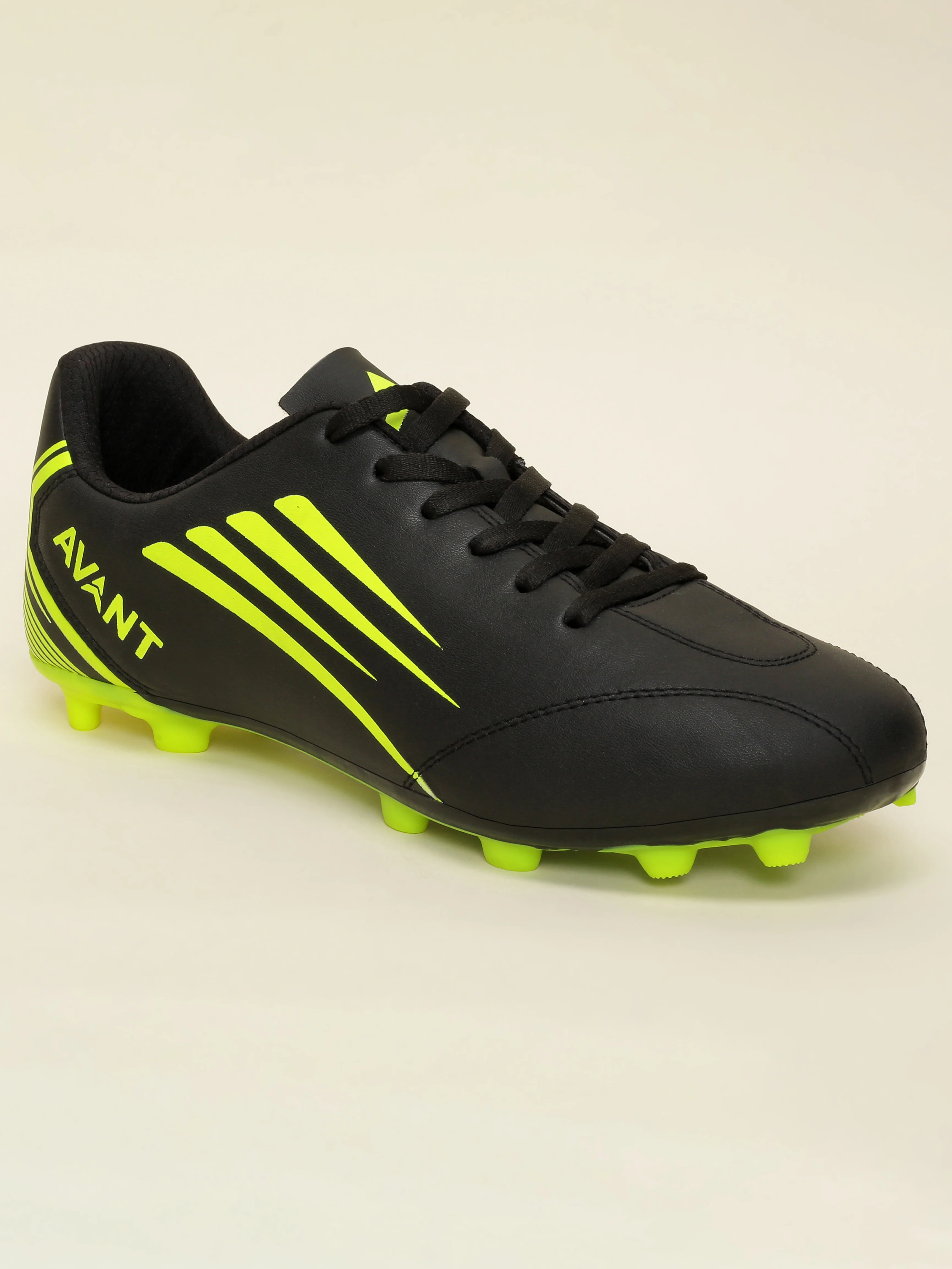 Avant Men's Phantom Football Shoes - Black/Lime - Image 4