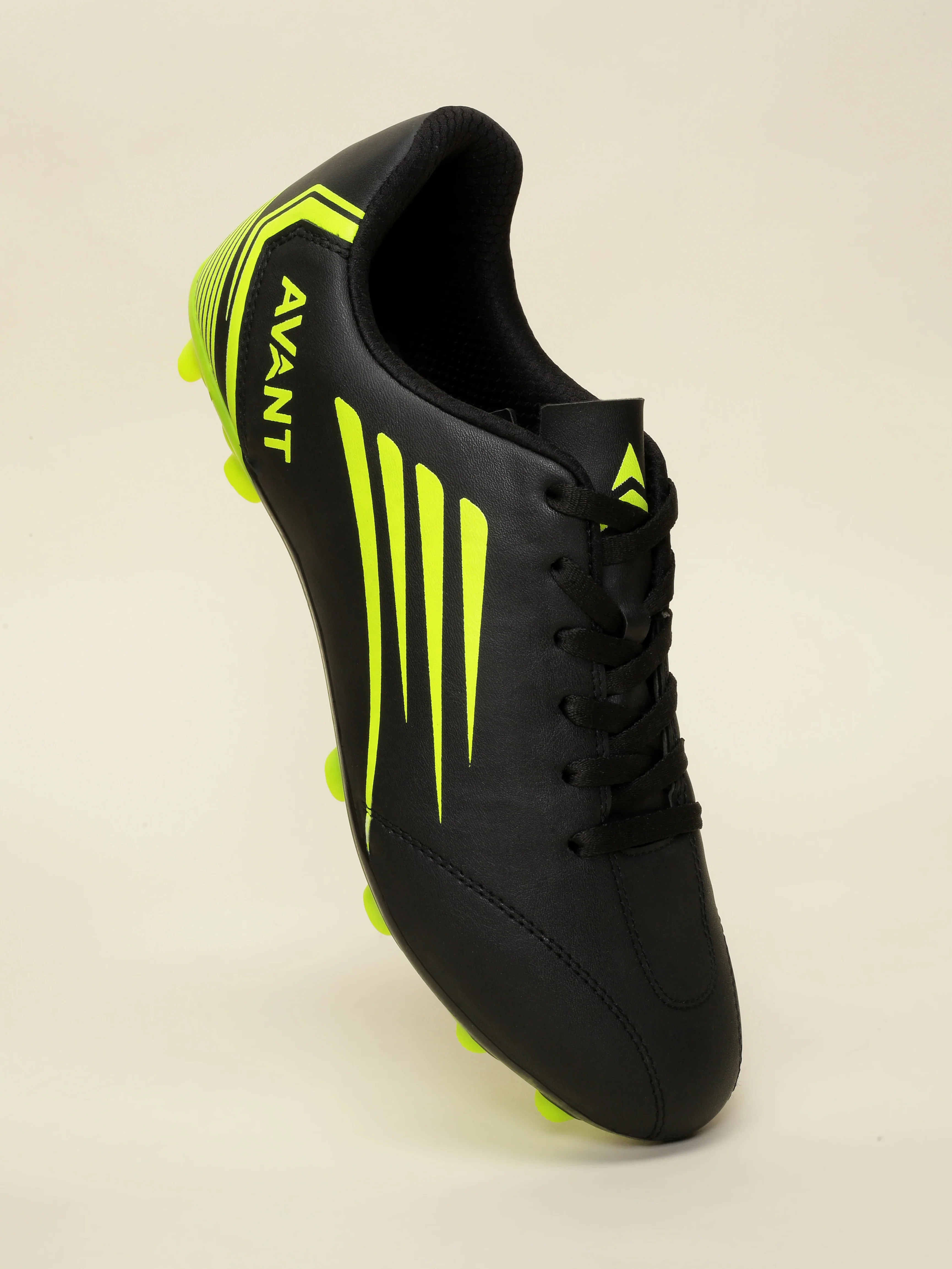 Avant Men's Phantom Football Shoes - Black/Lime - Image 5