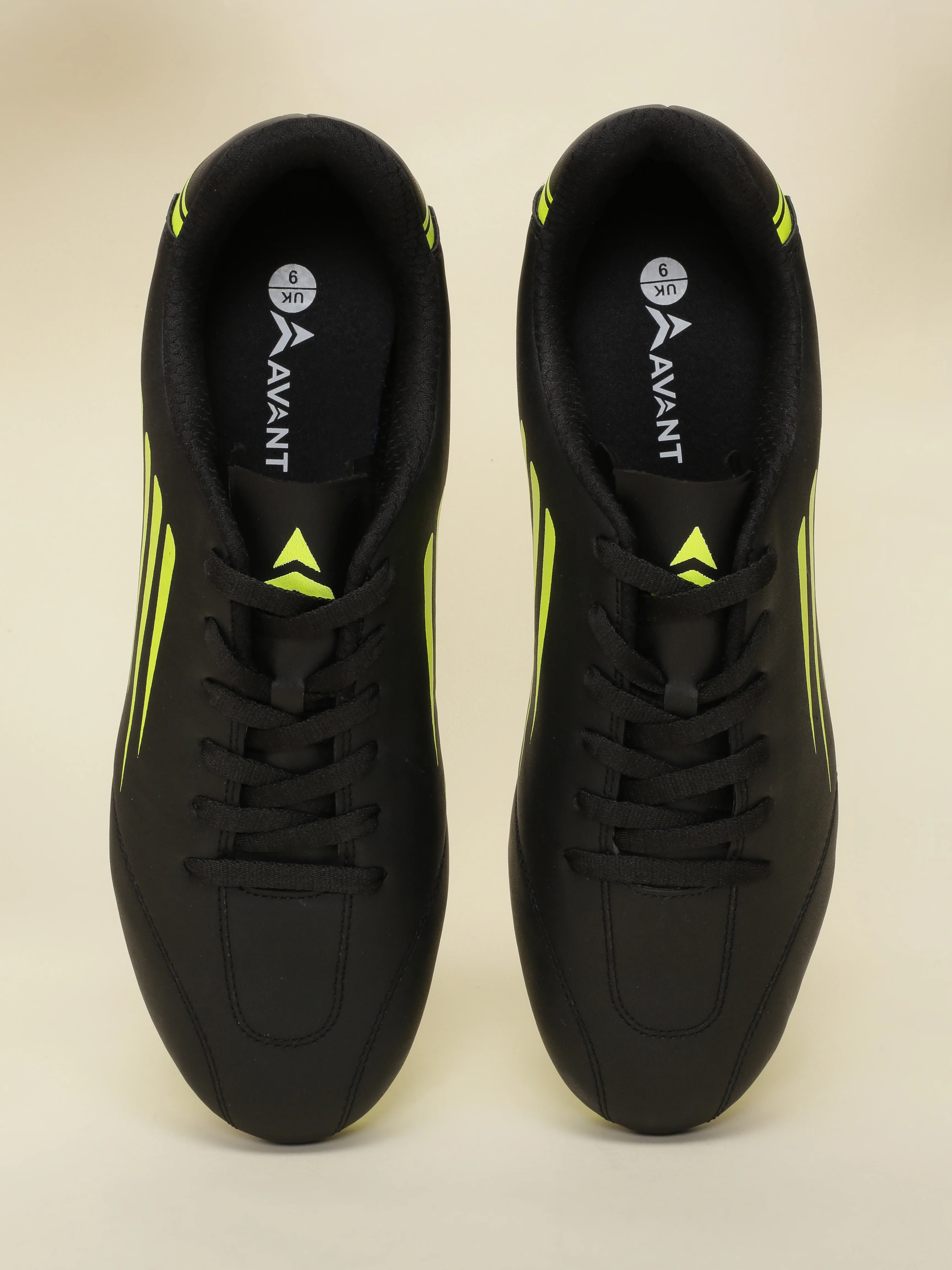 Avant Men's Phantom Football Shoes - Black/Lime - Image 9