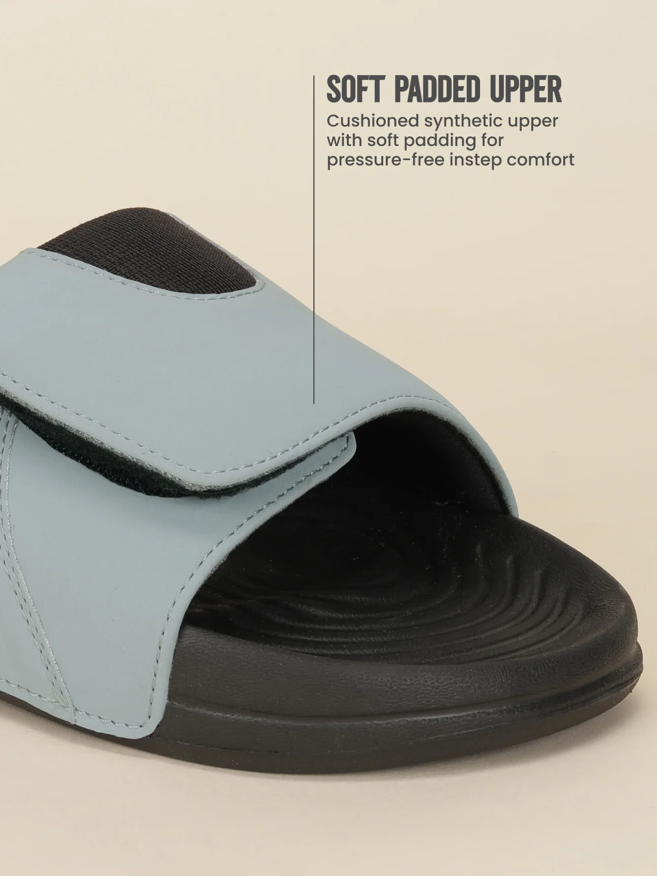 Avant Men's PlushStep Sliders - Glacier Blue - Image 5