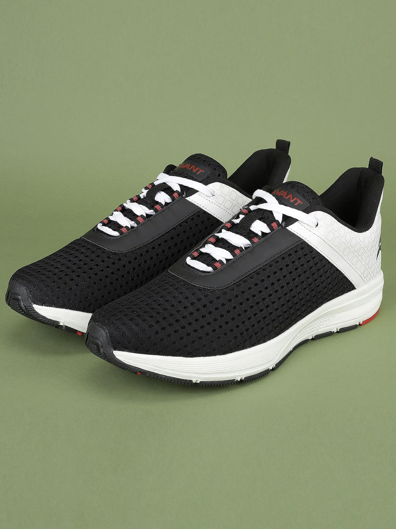 Avant Men's PowerPace Running Shoes - Black/White - Image 5