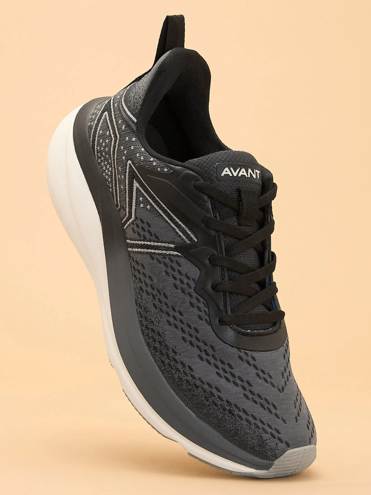 Avant Men's PowerUp Running Shoes,Black - Image 2