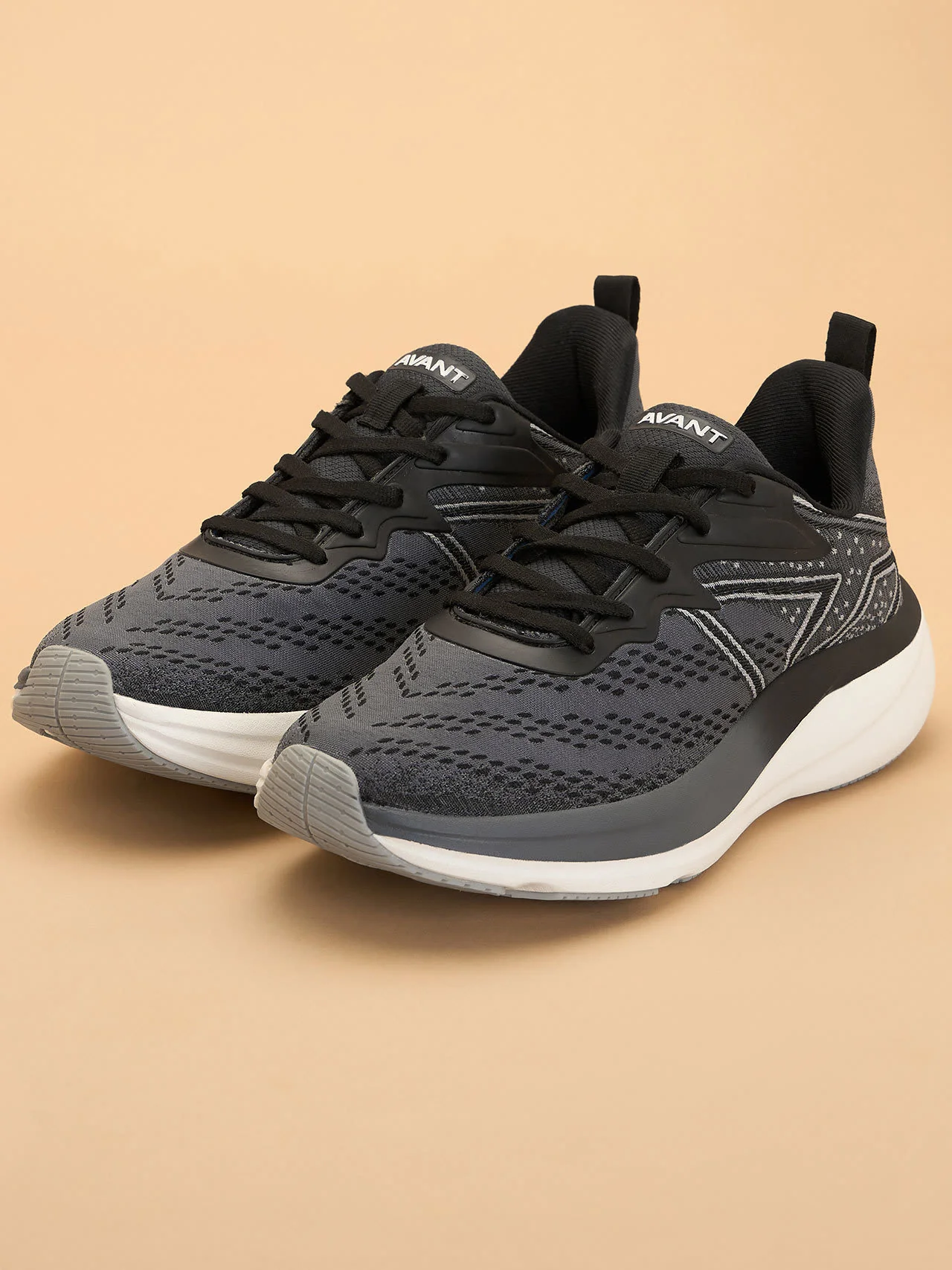 Avant Men's PowerUp Running Shoes,Black - Image 3