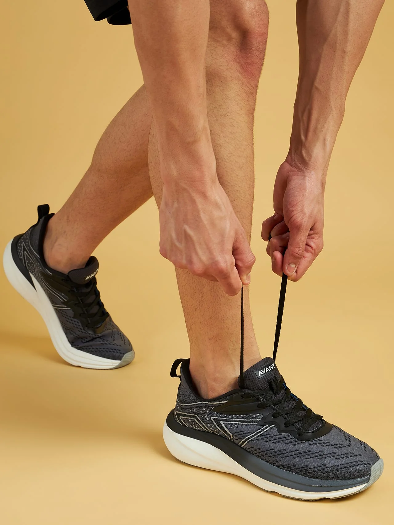 Avant Men's PowerUp Running Shoes,Black - Image 9