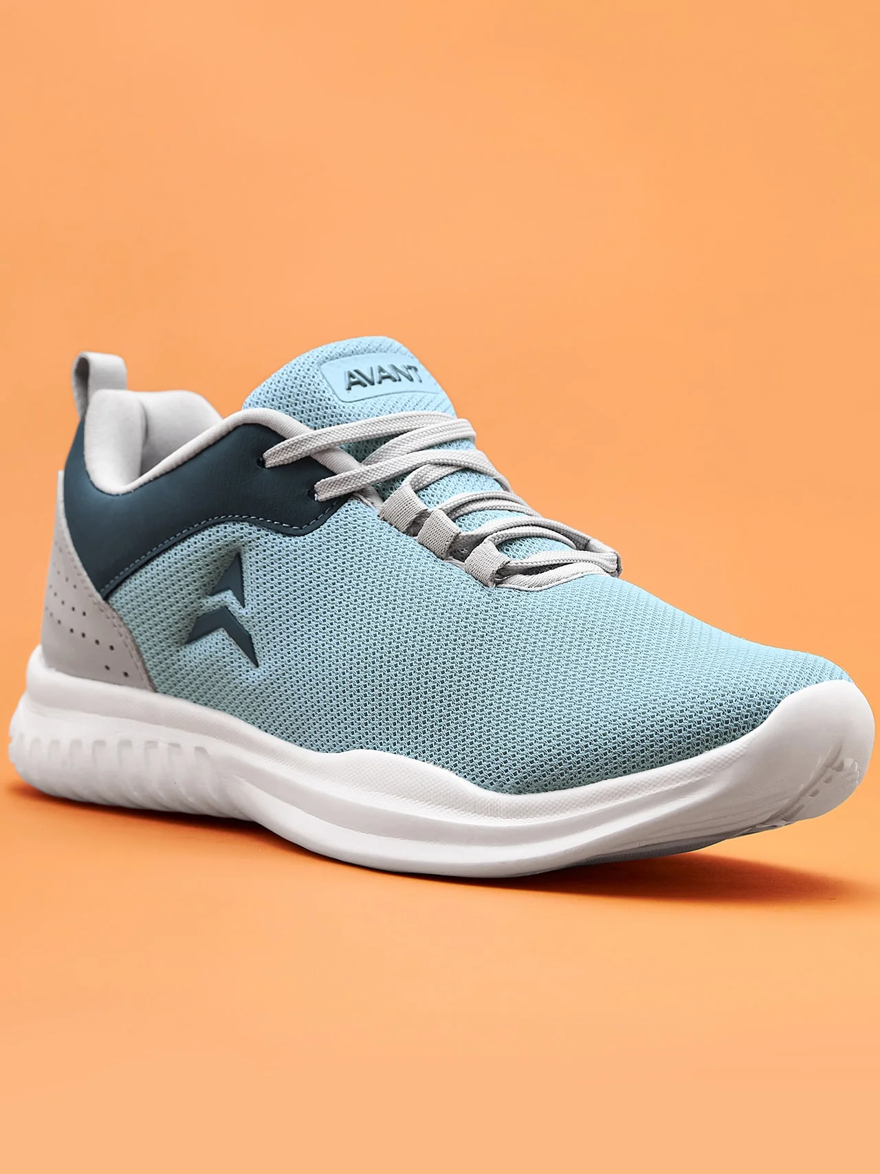 Avant Men's Pulse Walking Shoes-Ice Blue/Grey - Image 3