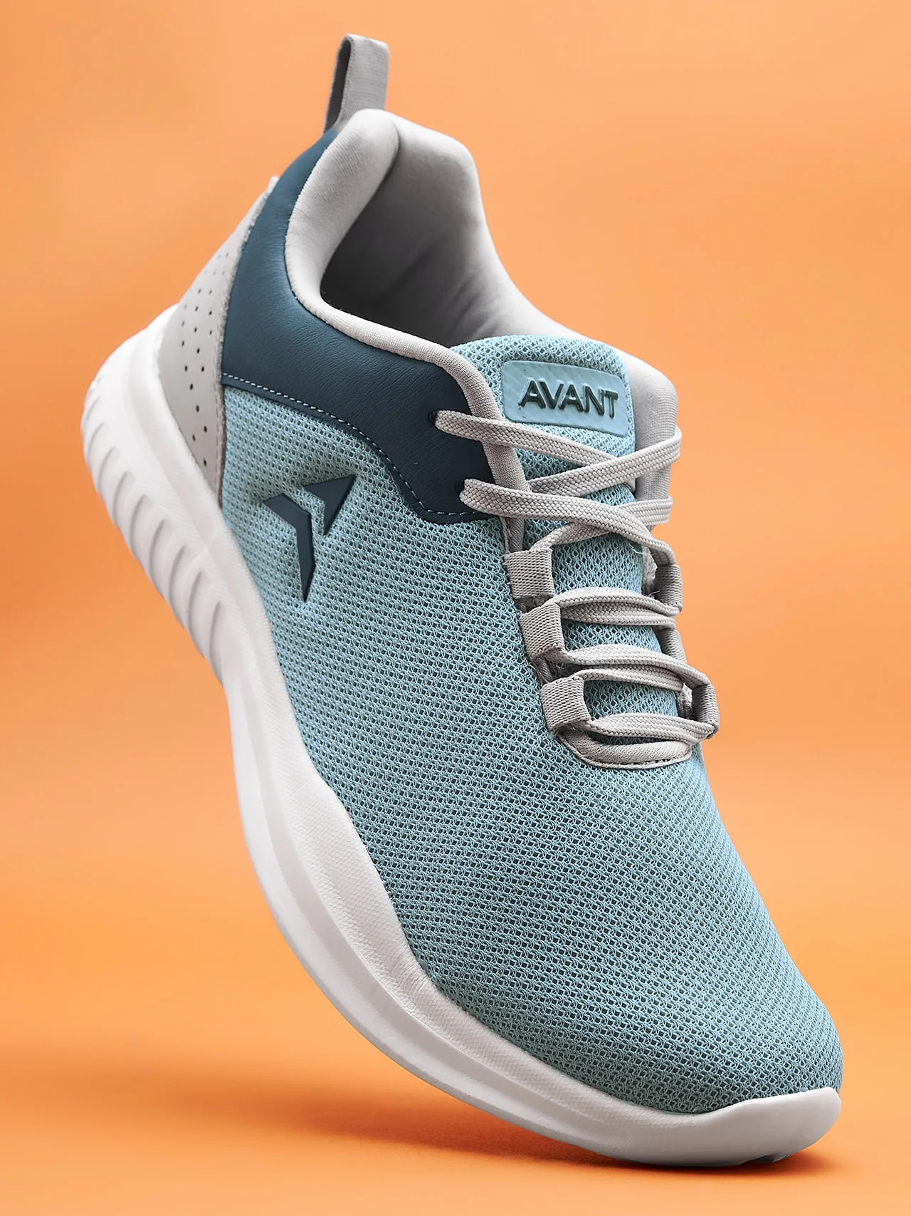Avant Men's Pulse Walking Shoes-Ice Blue/Grey - Image 5