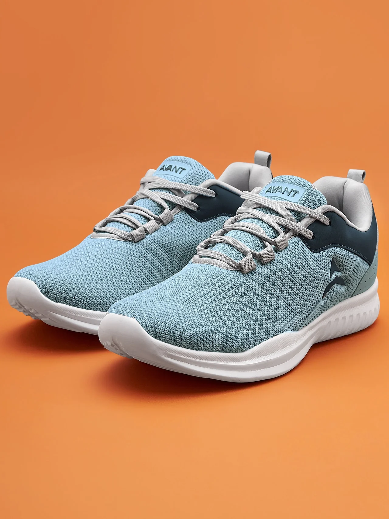 Avant Men's Pulse Walking Shoes-Ice Blue/Grey - Image 7