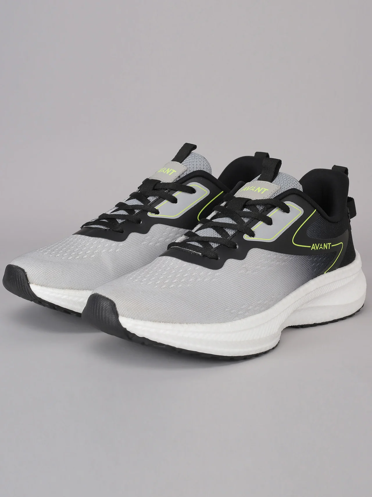 Avant Men's Punch Running Shoes - L.Grey/Black - Image 5