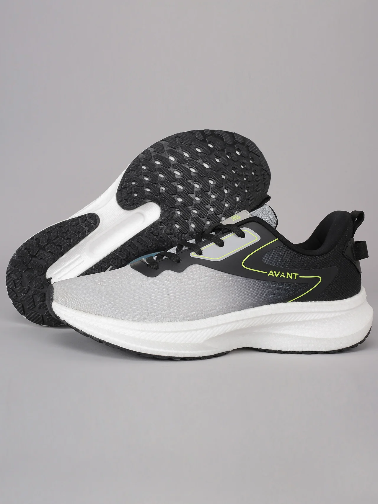 Avant Men's Punch Running Shoes - L.Grey/Black - Image 6