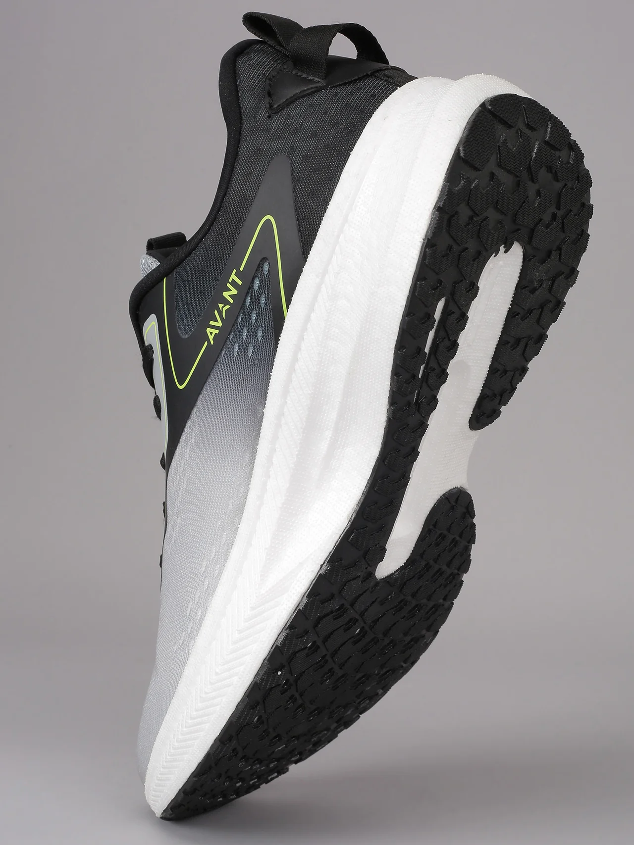 Avant Men's Punch Running Shoes - L.Grey/Black - Image 9