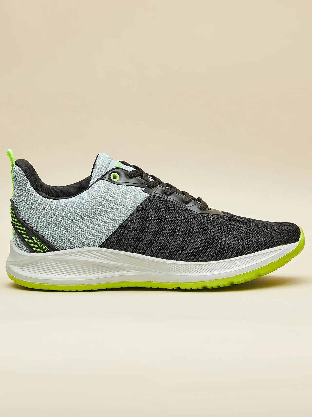 Avant Men's Racer Walking Shoes-L.Grey/Black - Image 3