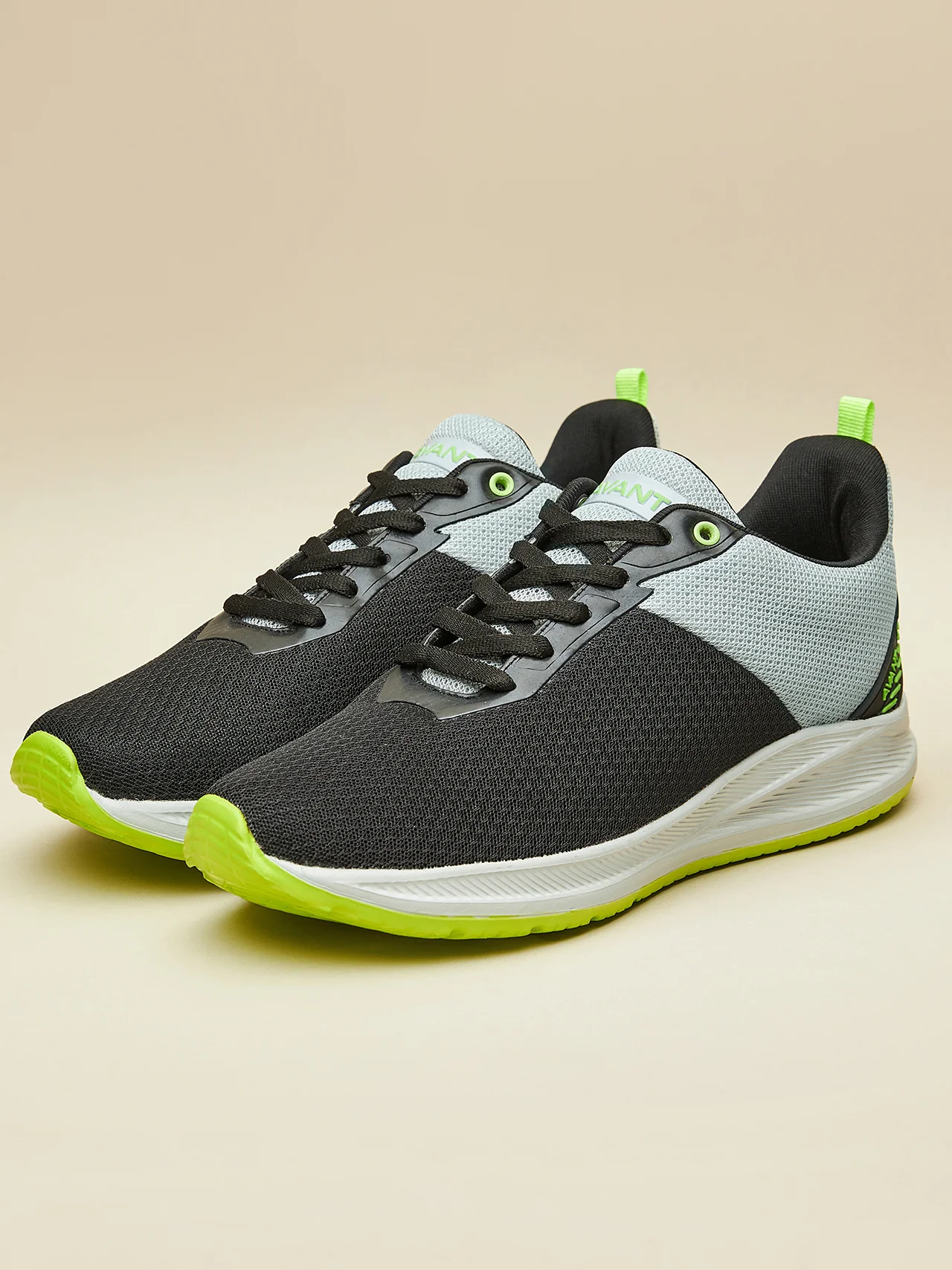 Avant Men's Racer Walking Shoes-L.Grey/Black - Image 5
