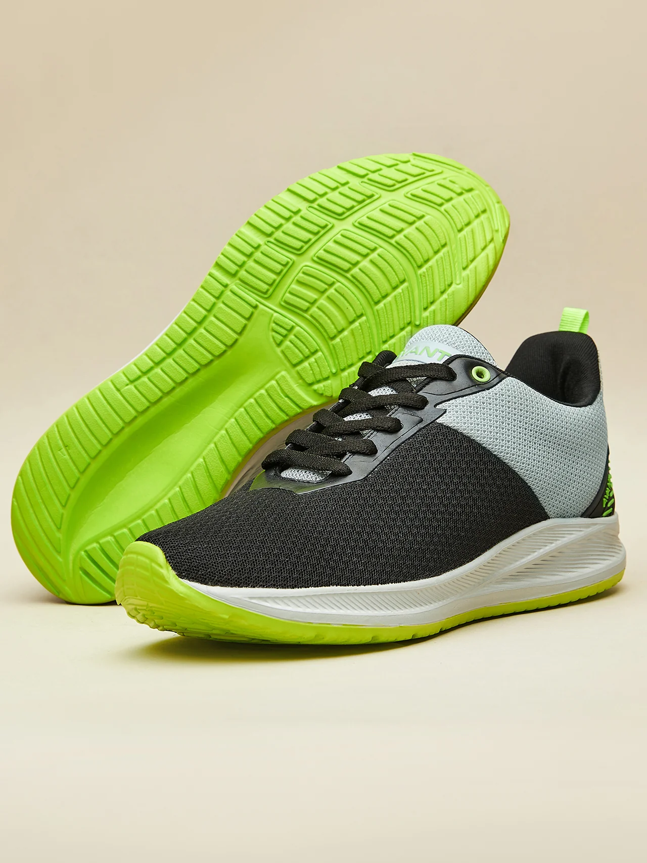 Avant Men's Racer Walking Shoes-L.Grey/Black - Image 7