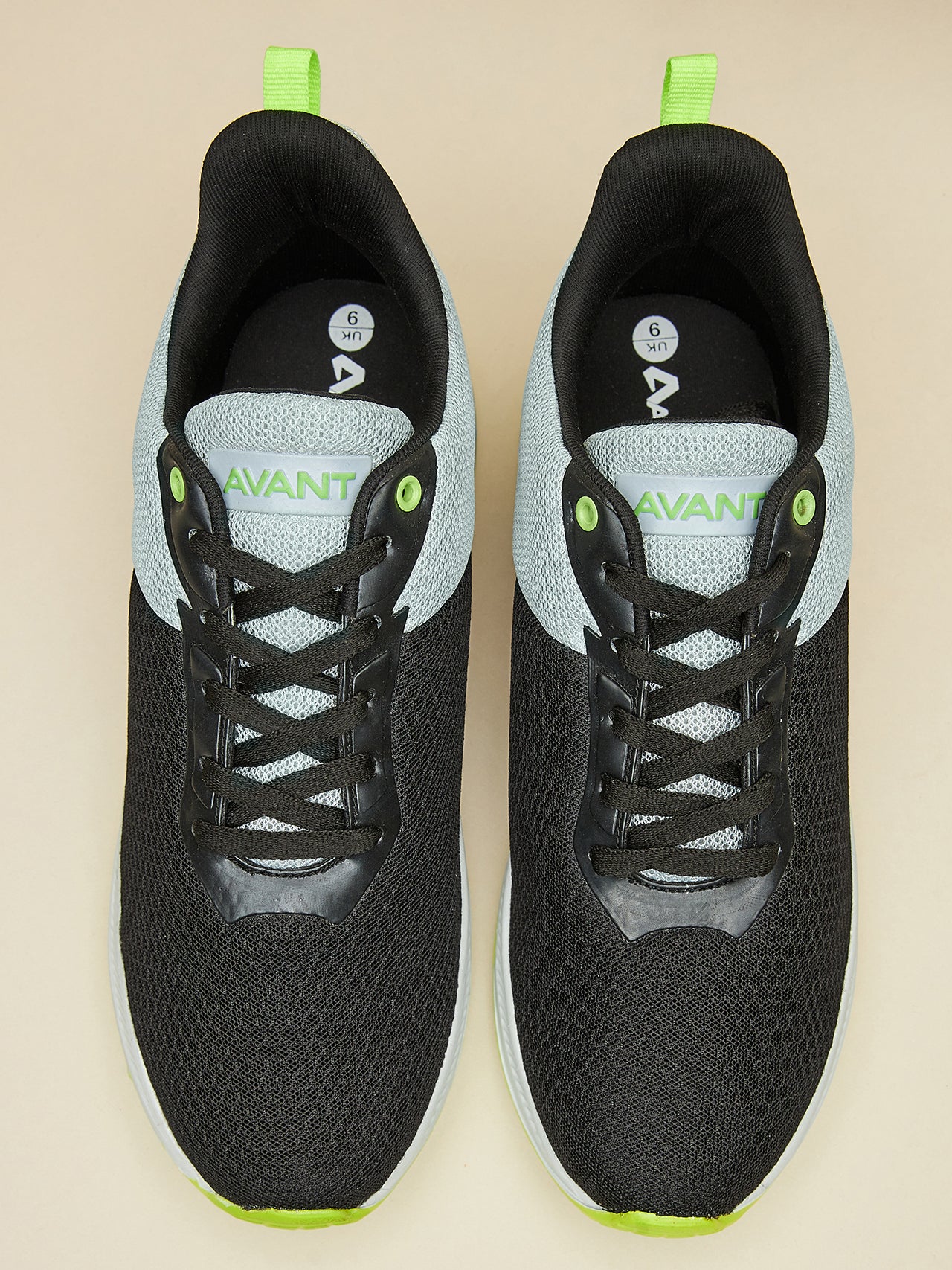 Avant Men's Racer Walking Shoes-L.Grey/Black - Image 9