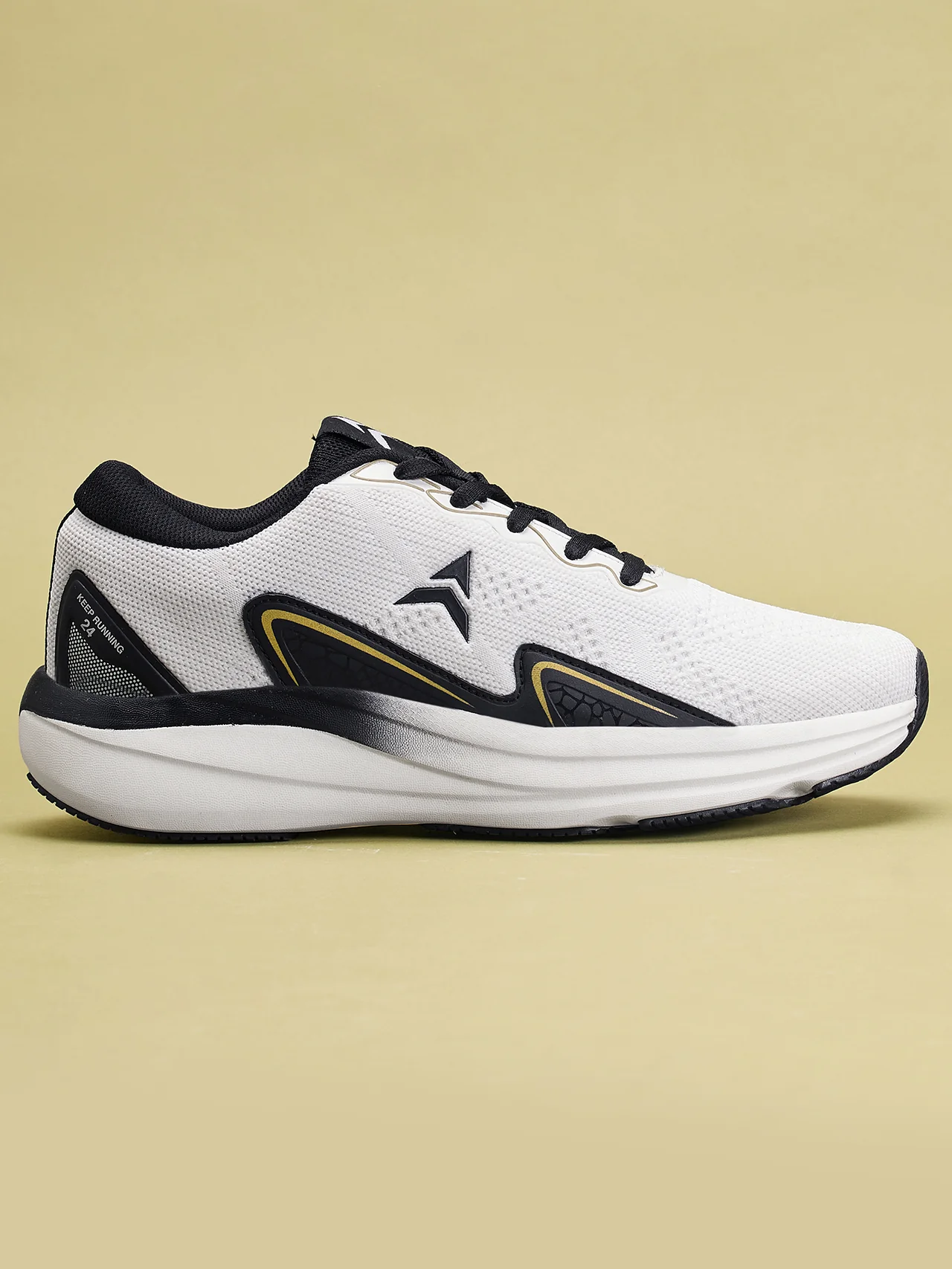 Avant Men's Radiant Running Shoes-White/Black - Image 3