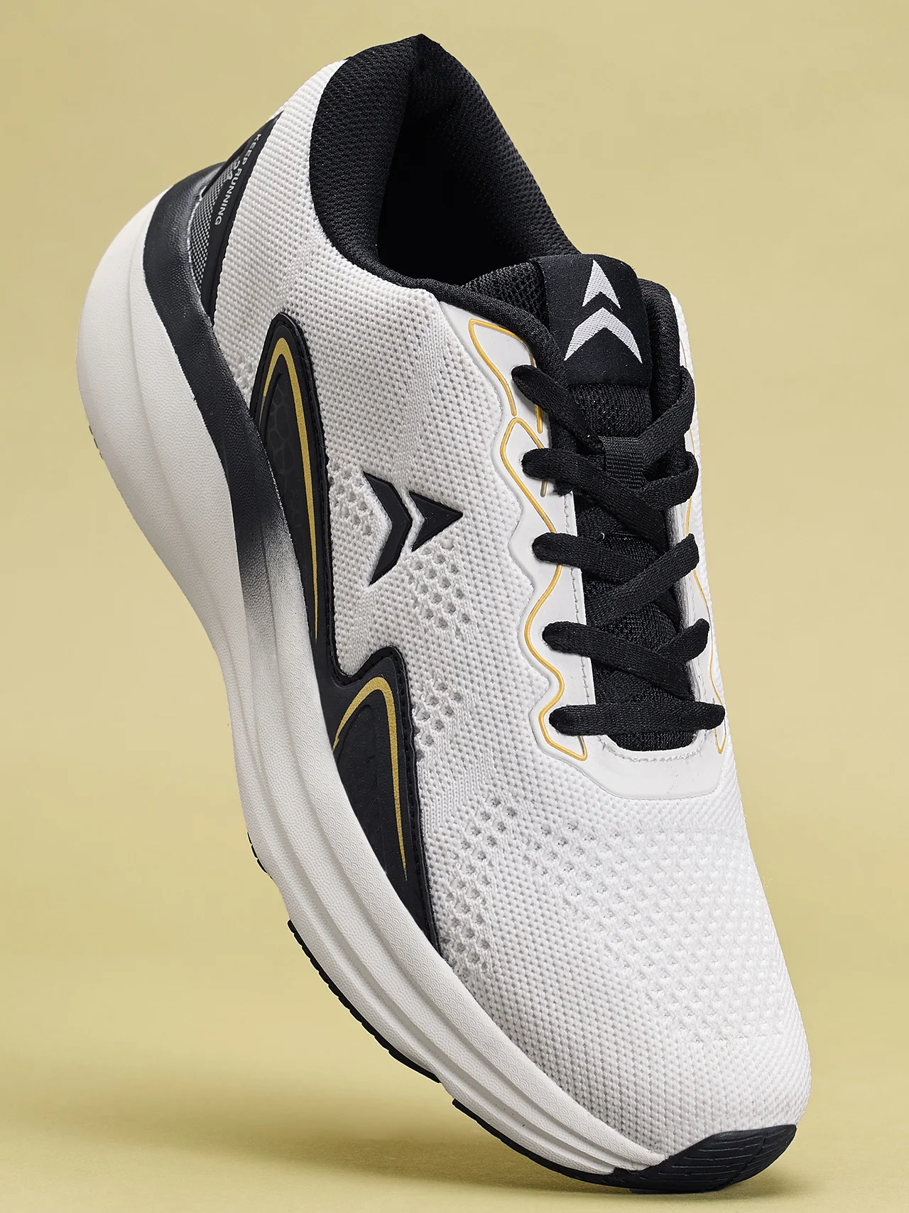 Avant Men's Radiant Running Shoes-White/Black - Image 4