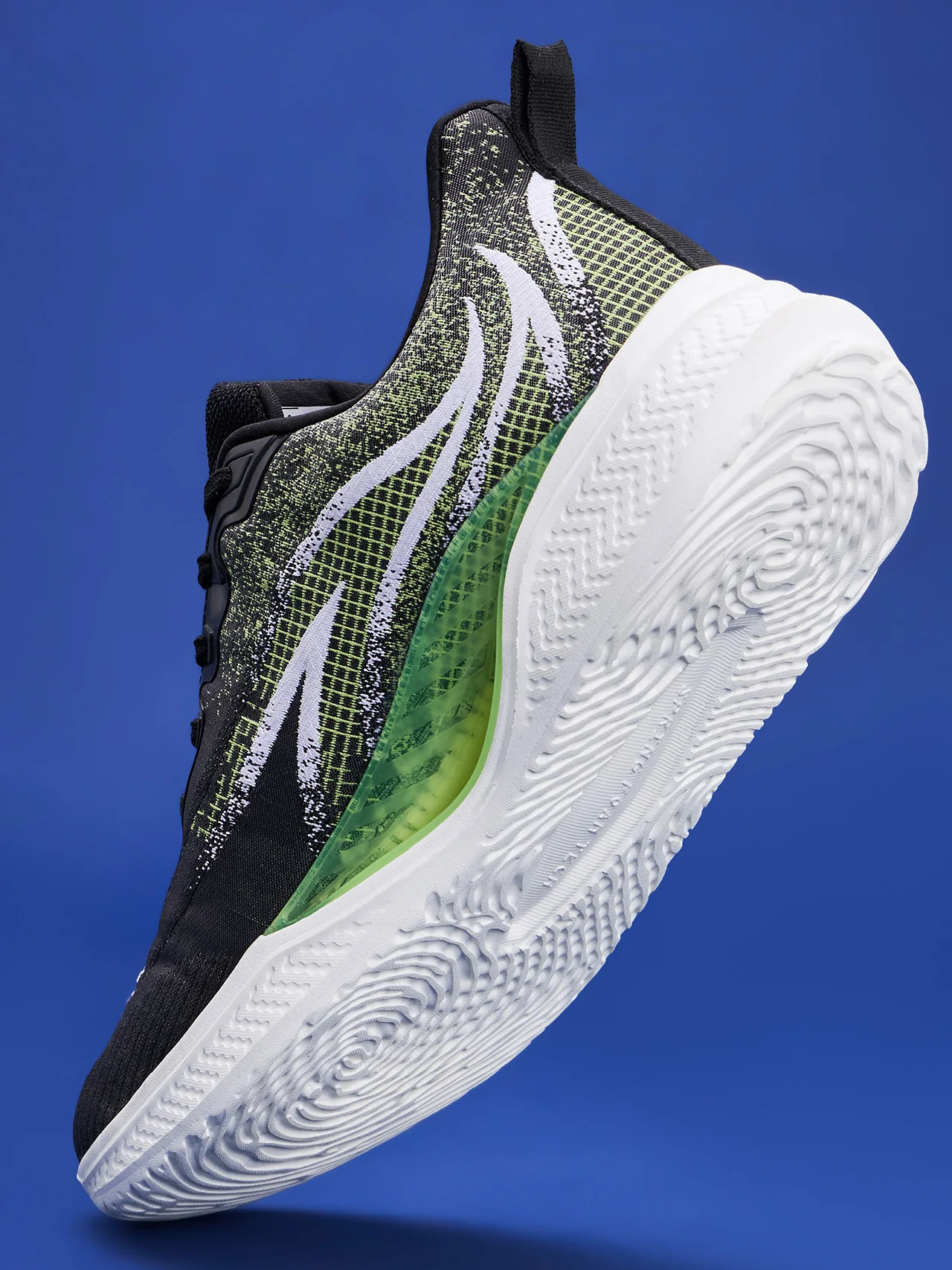 Avant Men's Rage Sports shoes - Black/P.Green - Image 10
