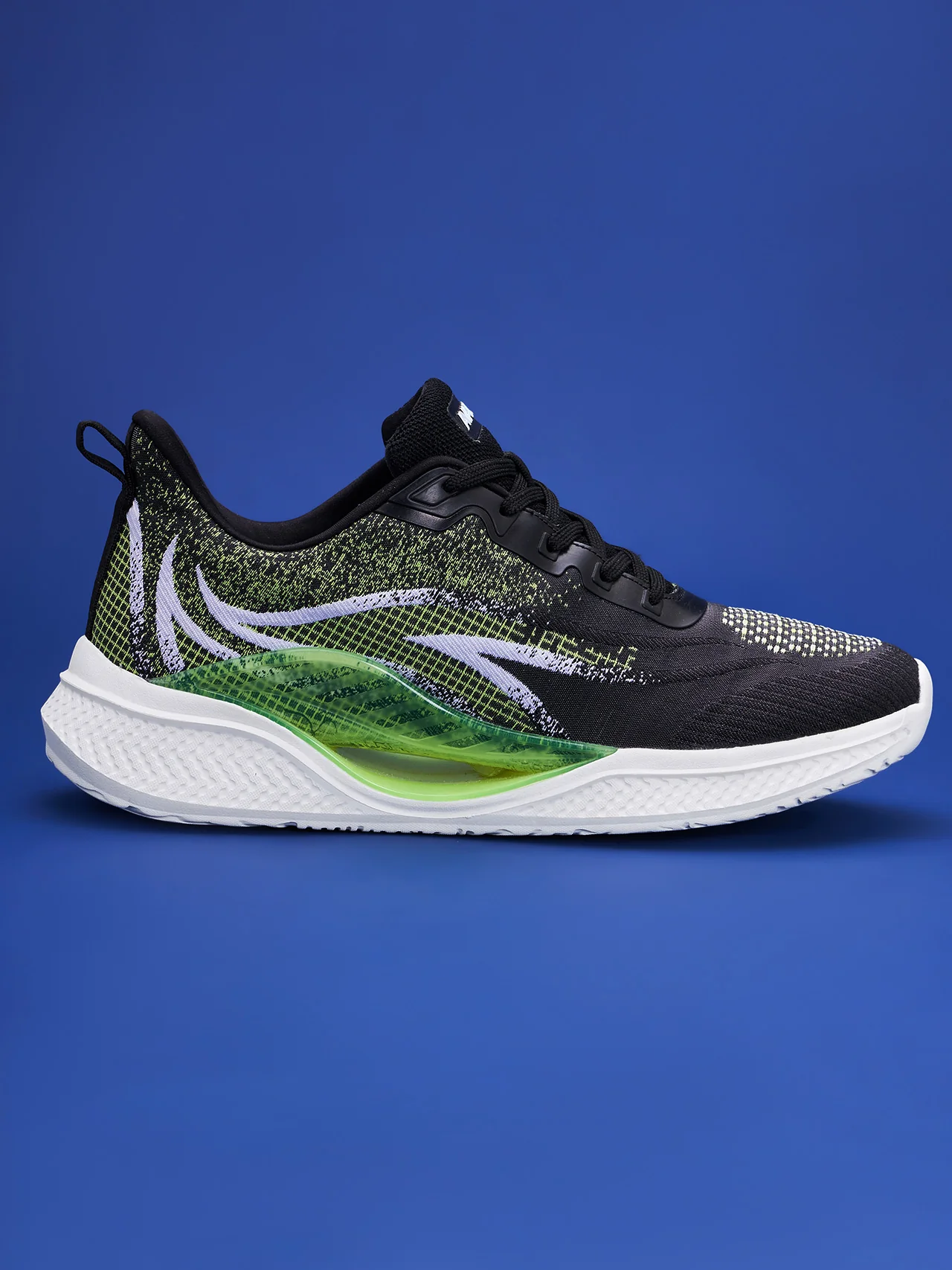 Avant Men's Rage Sports shoes - Black/P.Green - Image 4