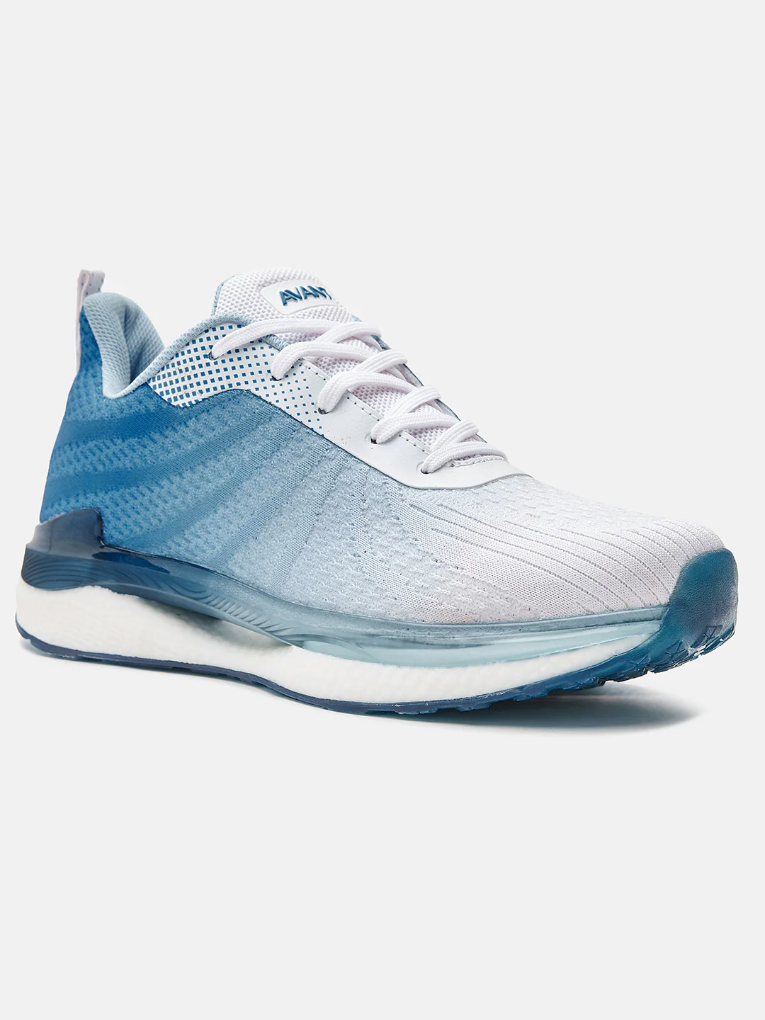 Avant Men's Rainbow Casual Shoes-Blue / White - Image 3