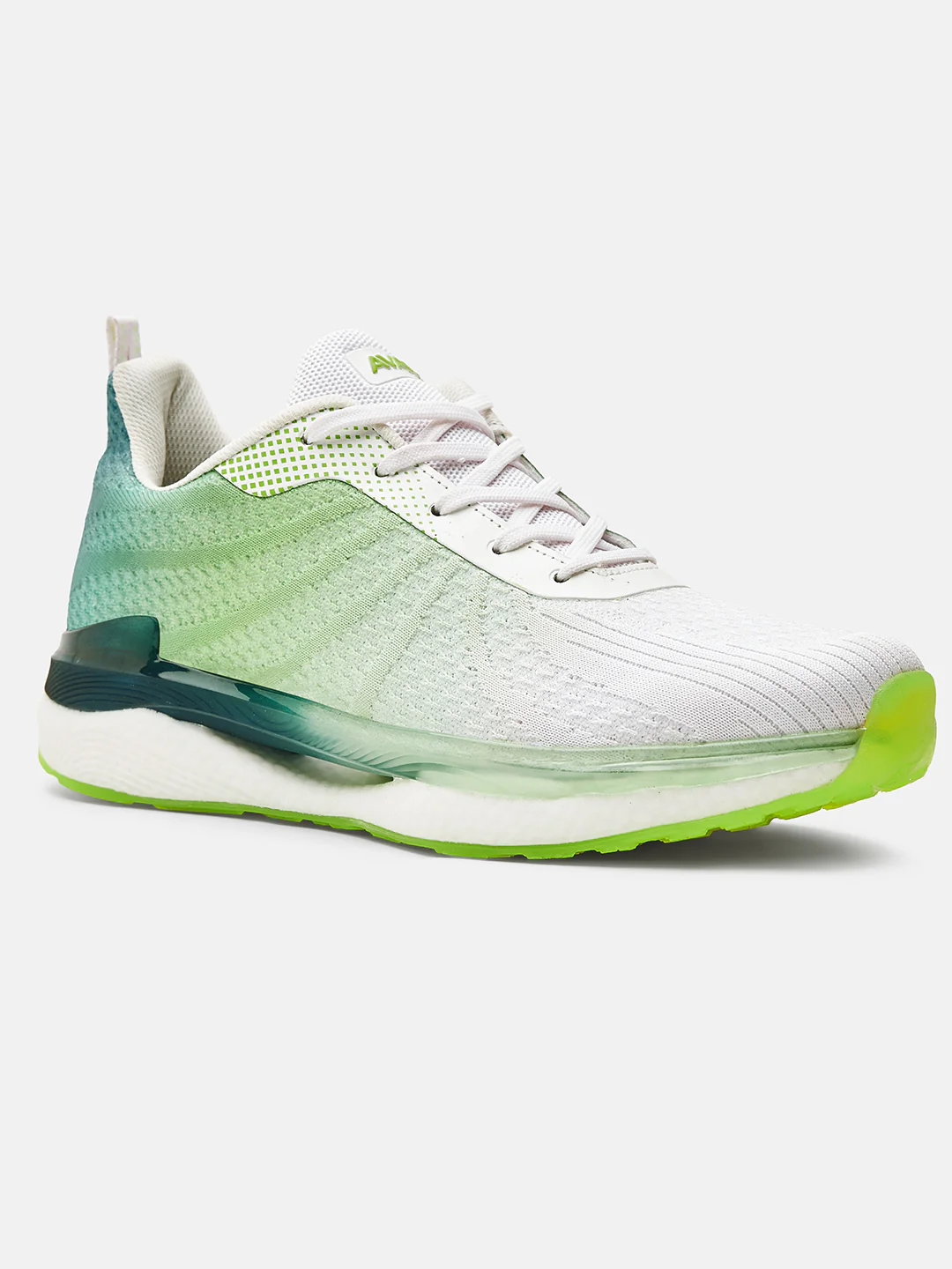 Avant Men's Rainbow Casual Shoes-Green/White - Image 3
