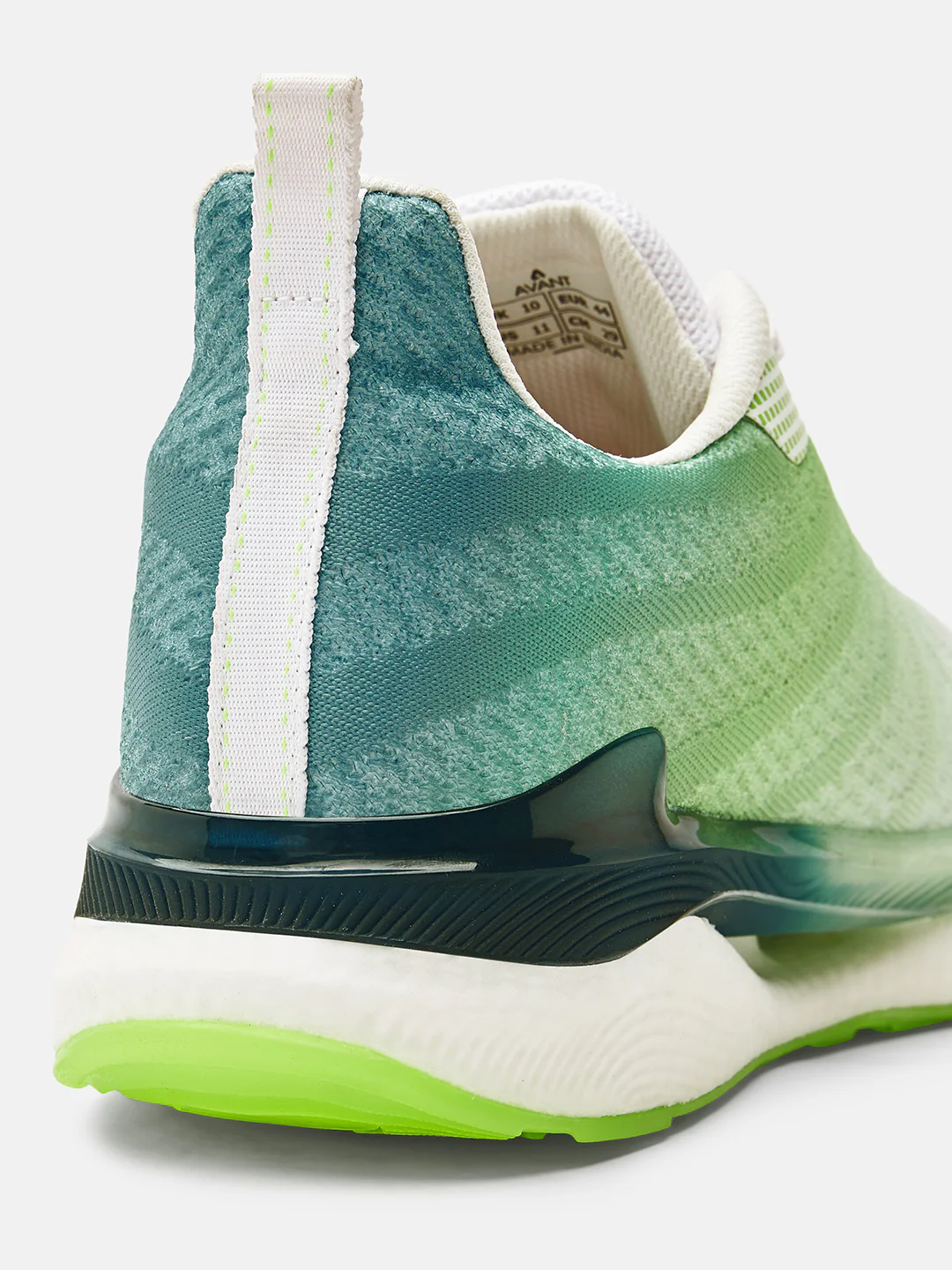 Avant Men's Rainbow Casual Shoes-Green/White - Image 7