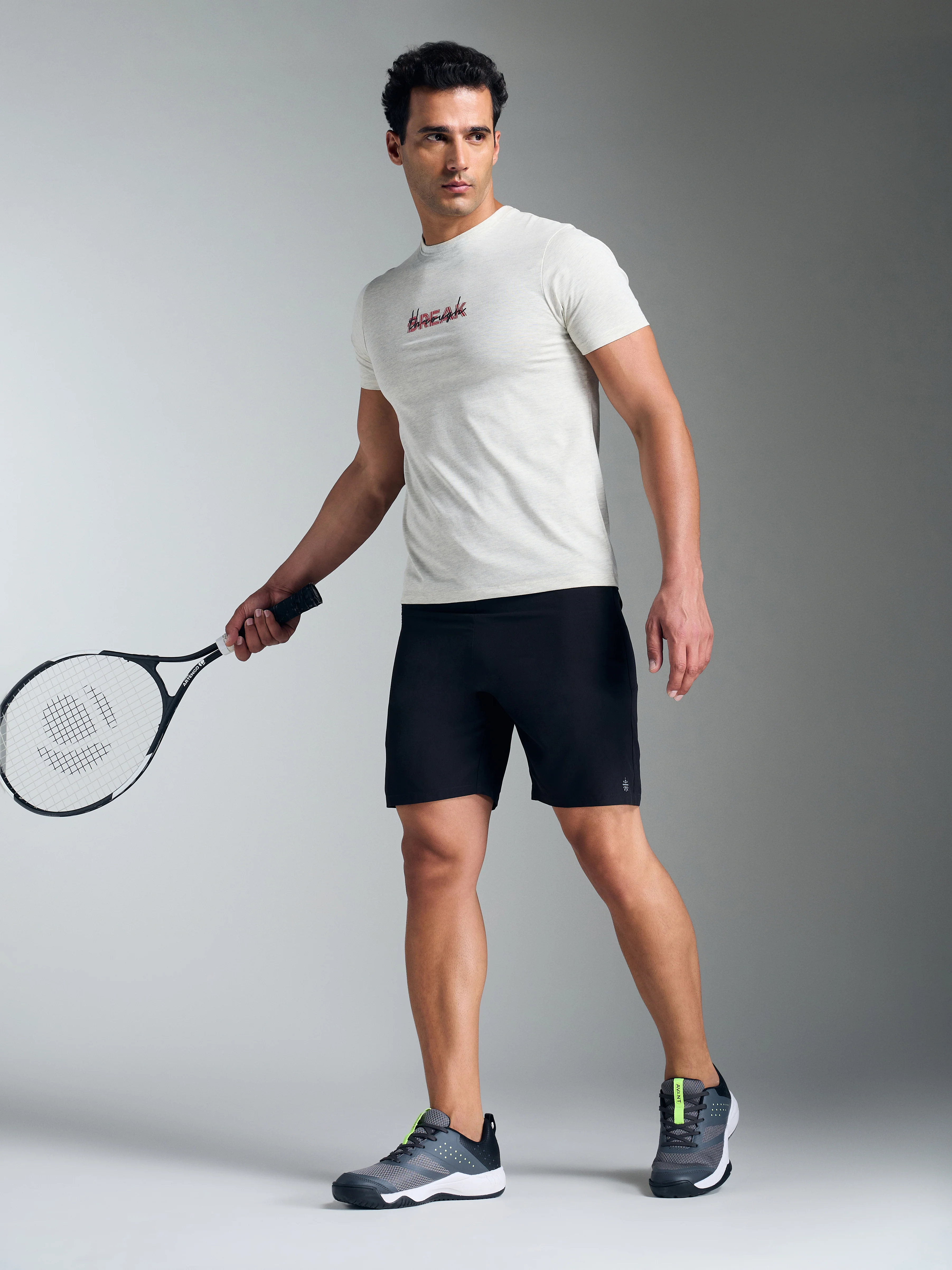 Avant Men's RallyKnit Tennis Shoes - Grey - Image 2