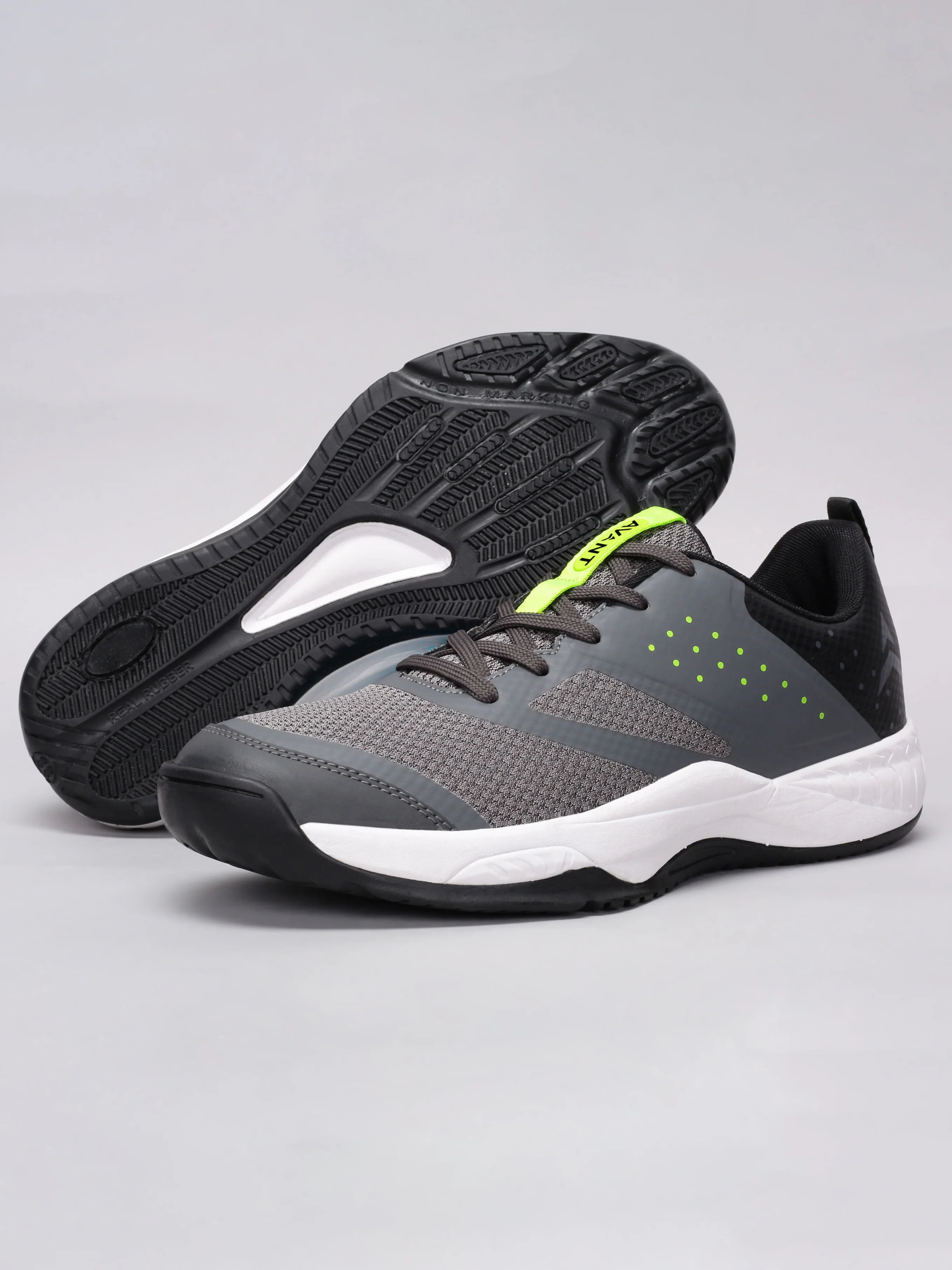 Avant Men's RallyKnit Tennis Shoes - Grey - Image 3