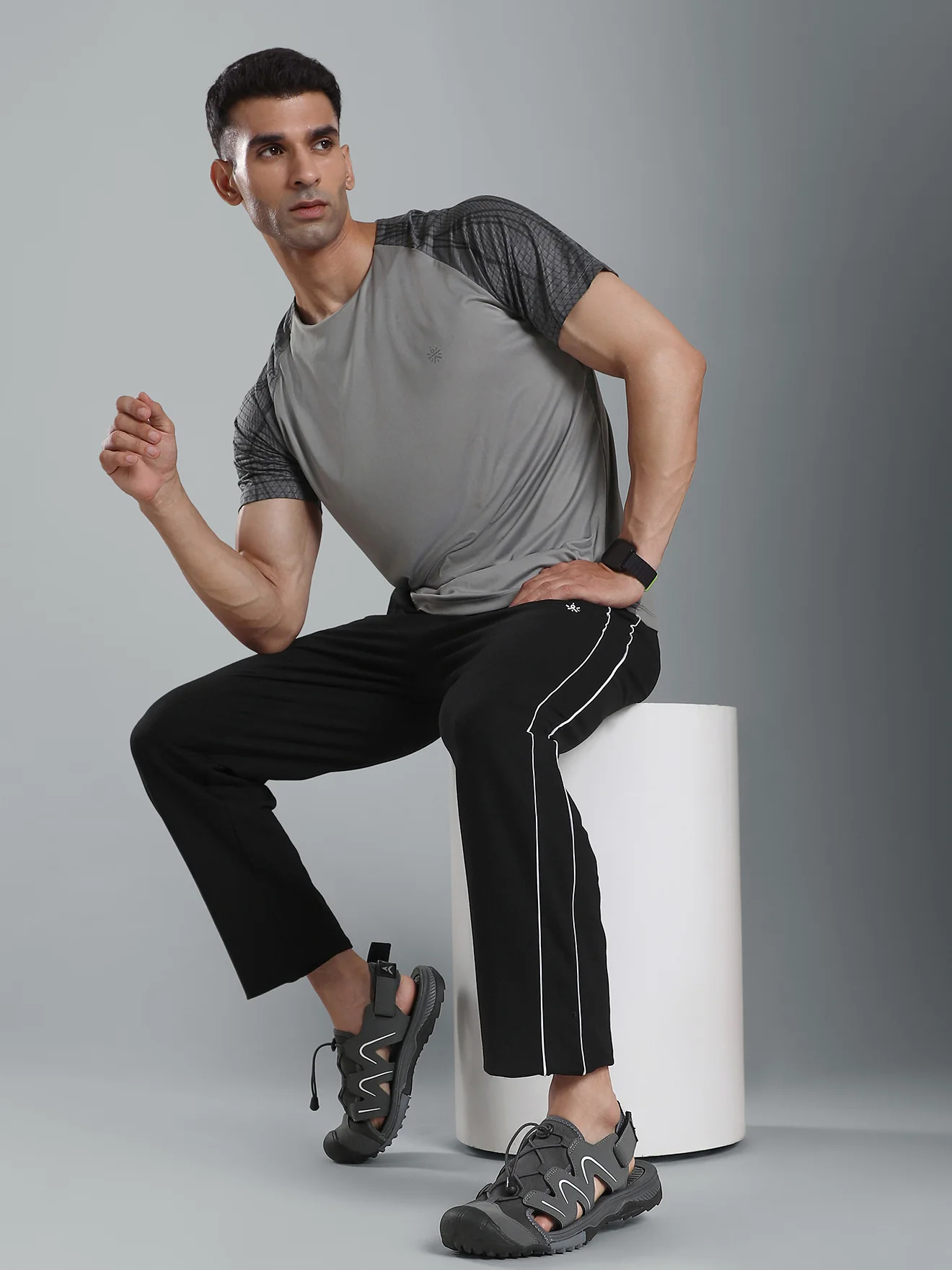 Avant Men's Rampage Casual Sandals - Grey - Image 2