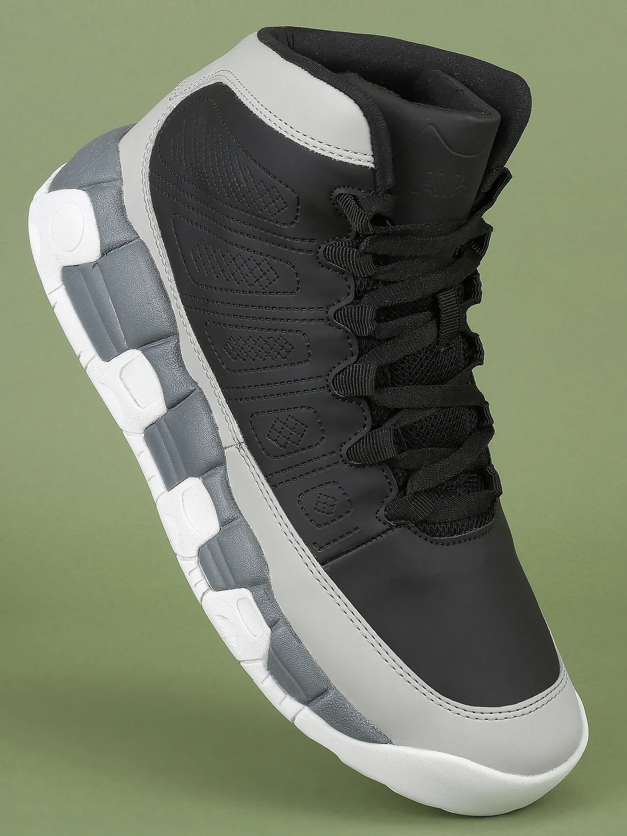 Avant Men's Regal Sneaker Shoes - Grey/Black - Image 4