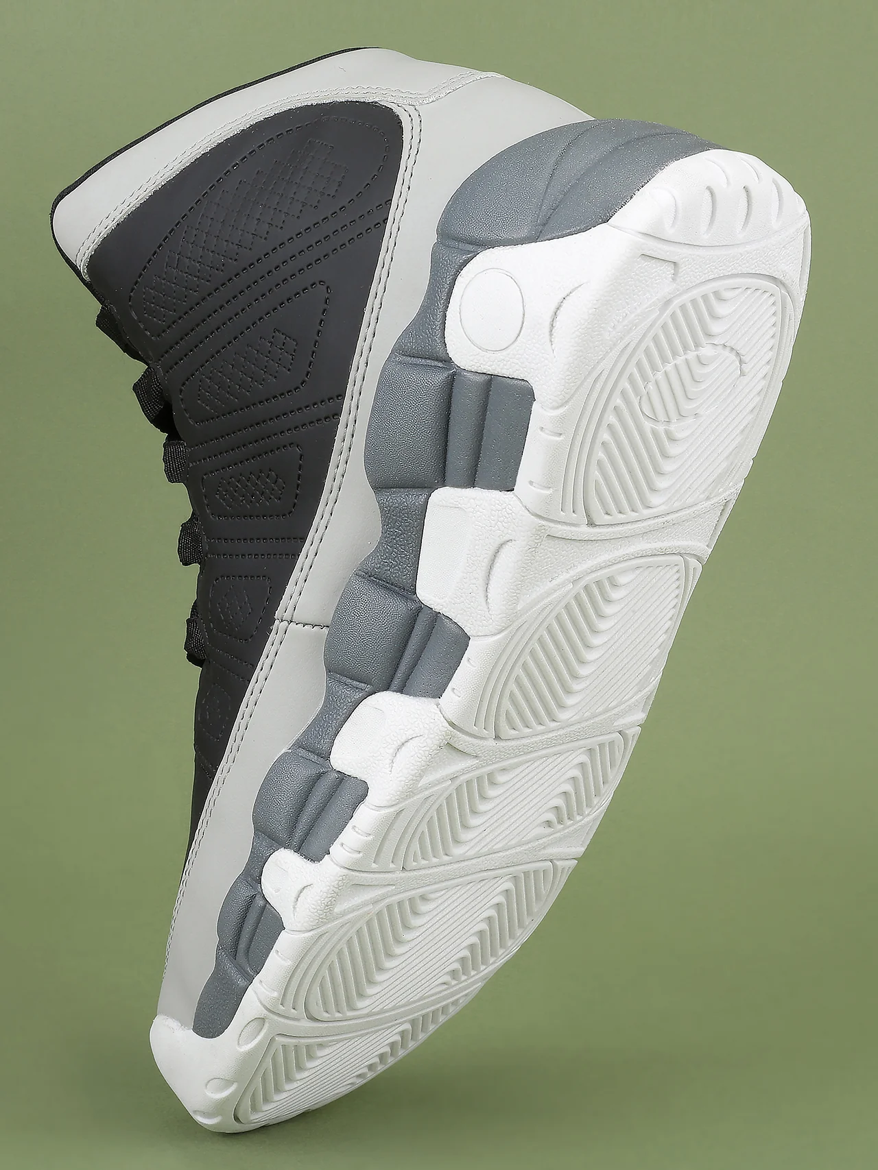 Avant Men's Regal Sneaker Shoes - Grey/Black - Image 9