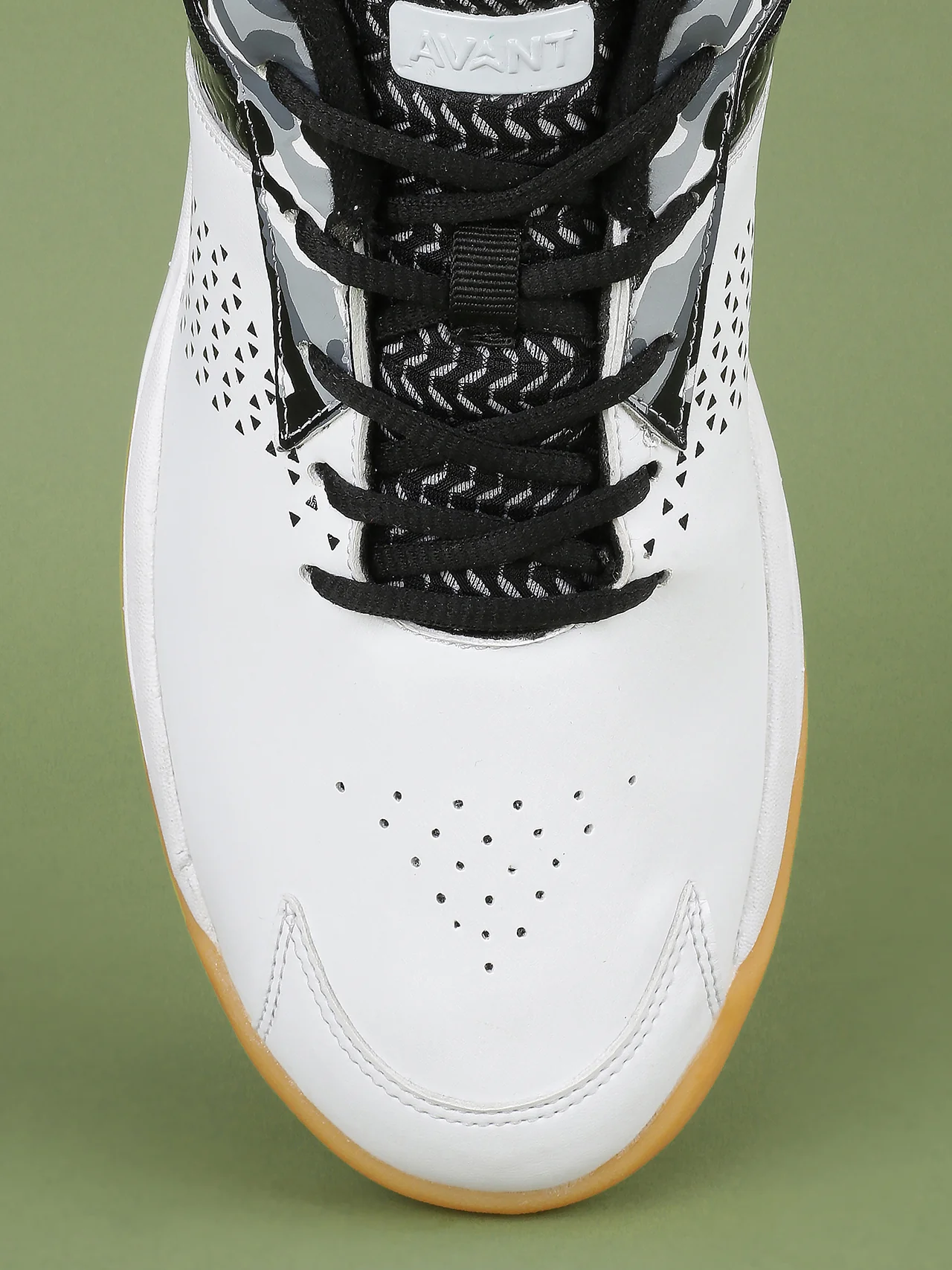 Avant Men's Smash Badminton Shoes - Black/White - Image 6
