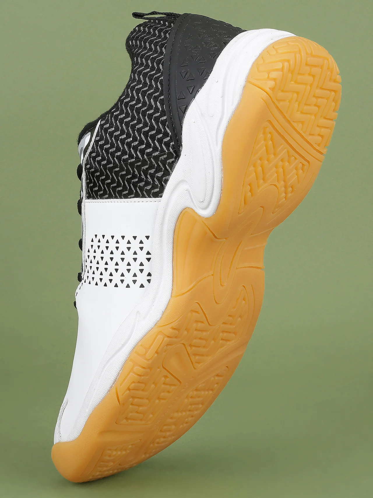 Avant Men's Smash Badminton Shoes - Black/White - Image 7